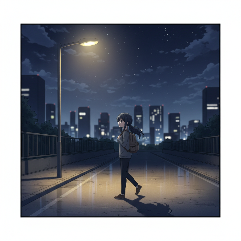 A girl who lived with very strict parents and she decided to leave