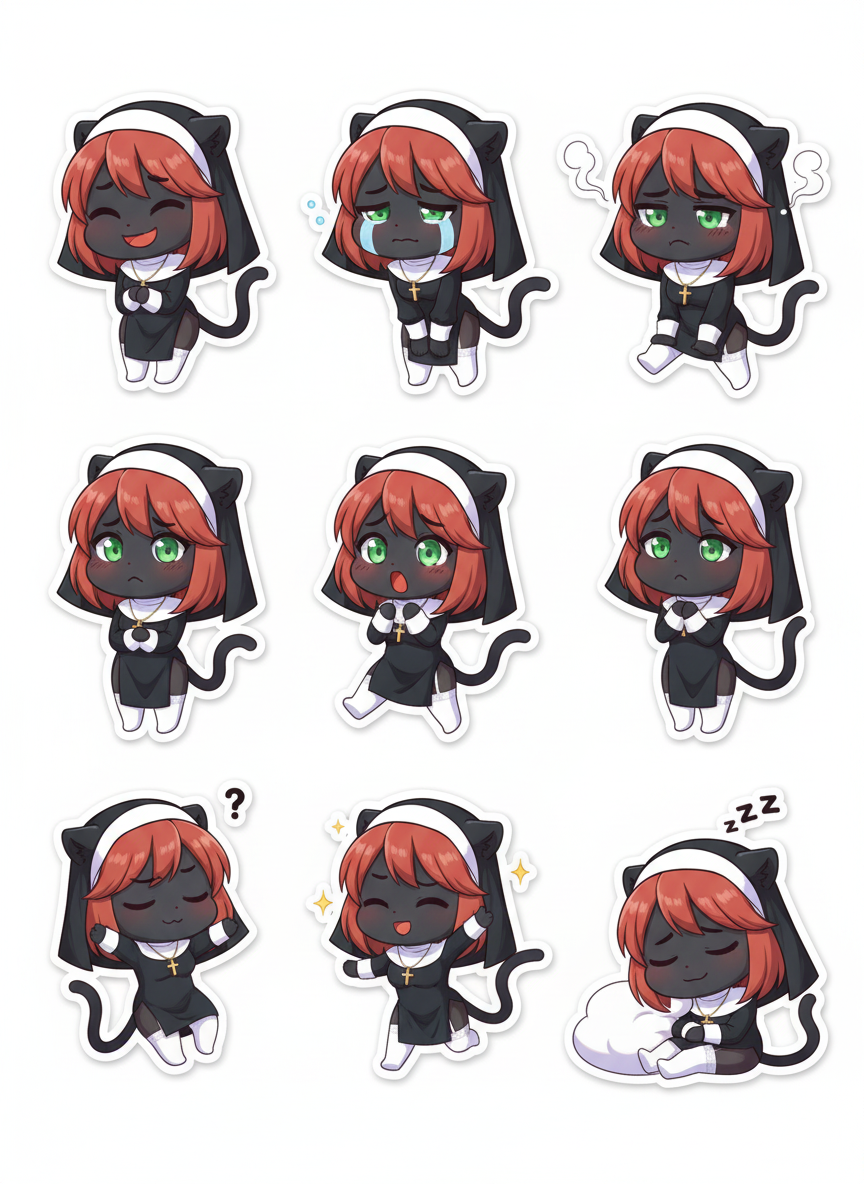 [OC]-Francesca Sakamoto the Phanter Nun