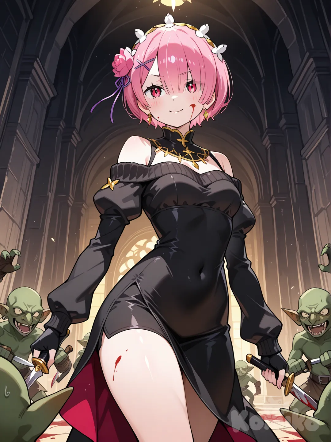 Ram Fights with Goblins