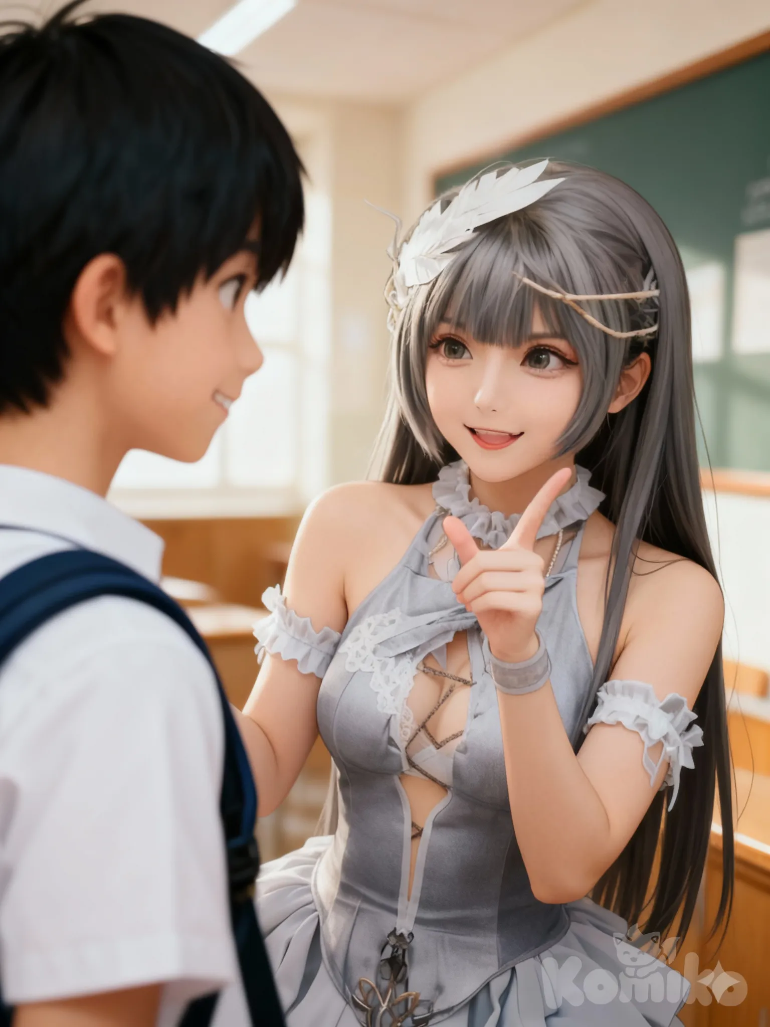 Cette jeune lycéenne n'a jamais vraiment eu d'intérêt amoureux mais cela à vite changé lorsqu'un nouvel élève est arrivé qui c'est avéré être son ami d'enfance. Mais celle-ci ne sachant pas comment exprimer son amour ne fait que le provoquer ...
น้อยลง