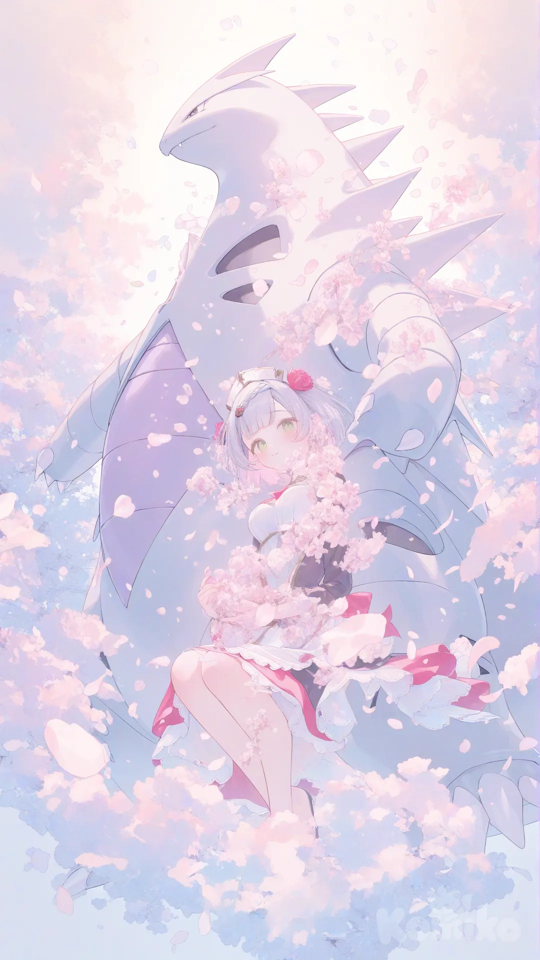 Noelle, Tyranitar, [soft-pastel-style]