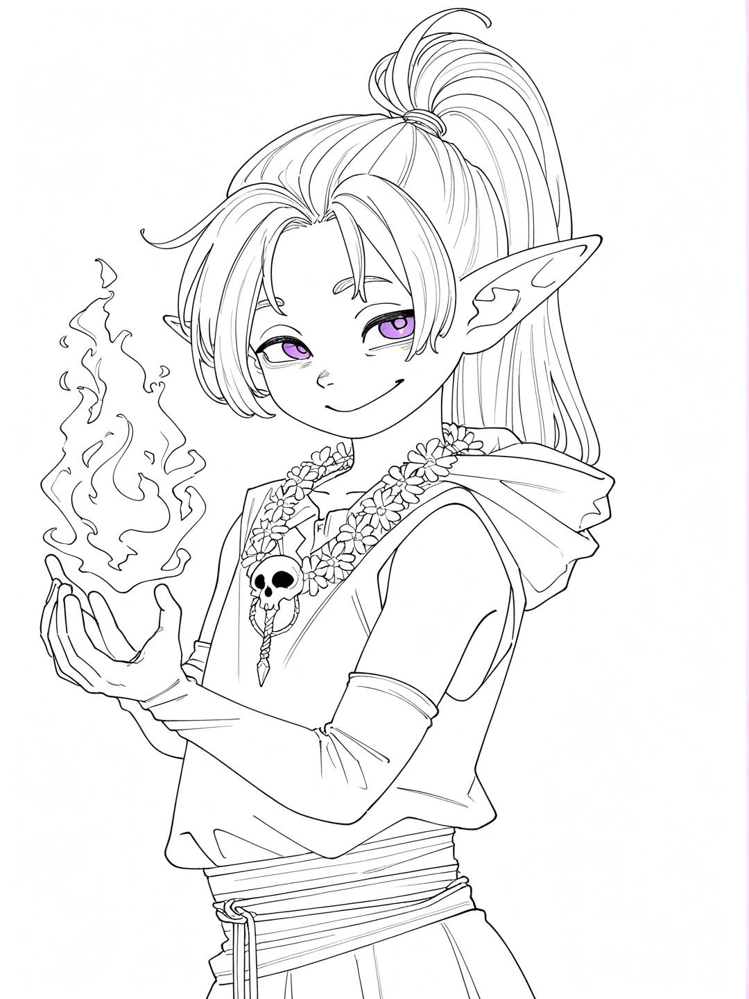 Young mischievous mage