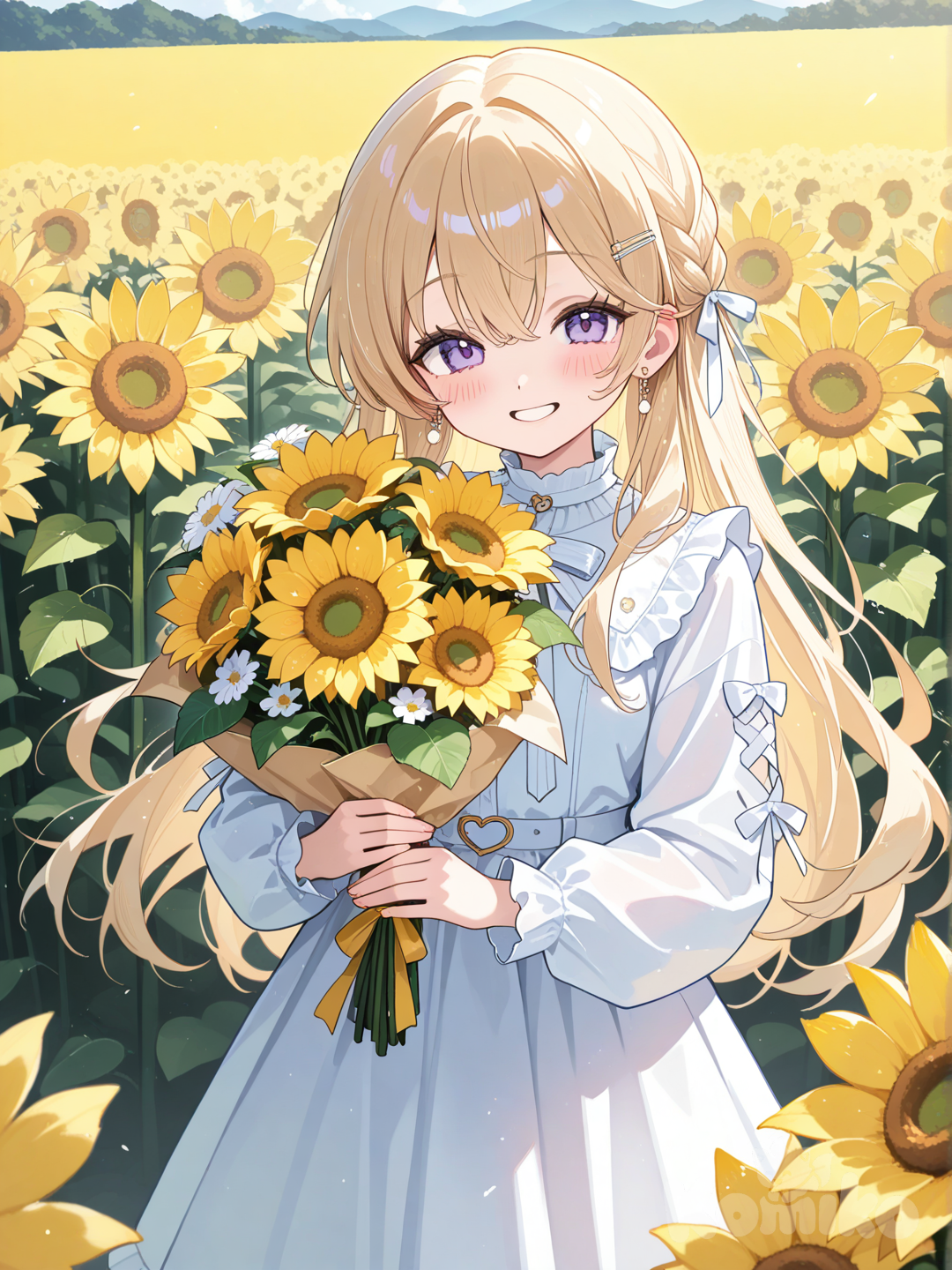 The sunflower girl