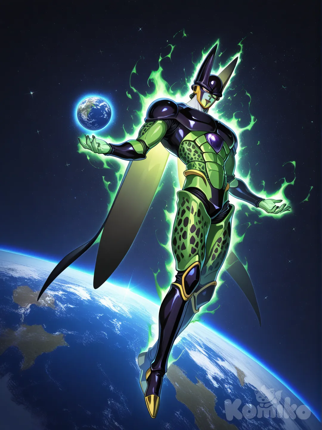 Cell en su forma perfecta flotando majestuosamente