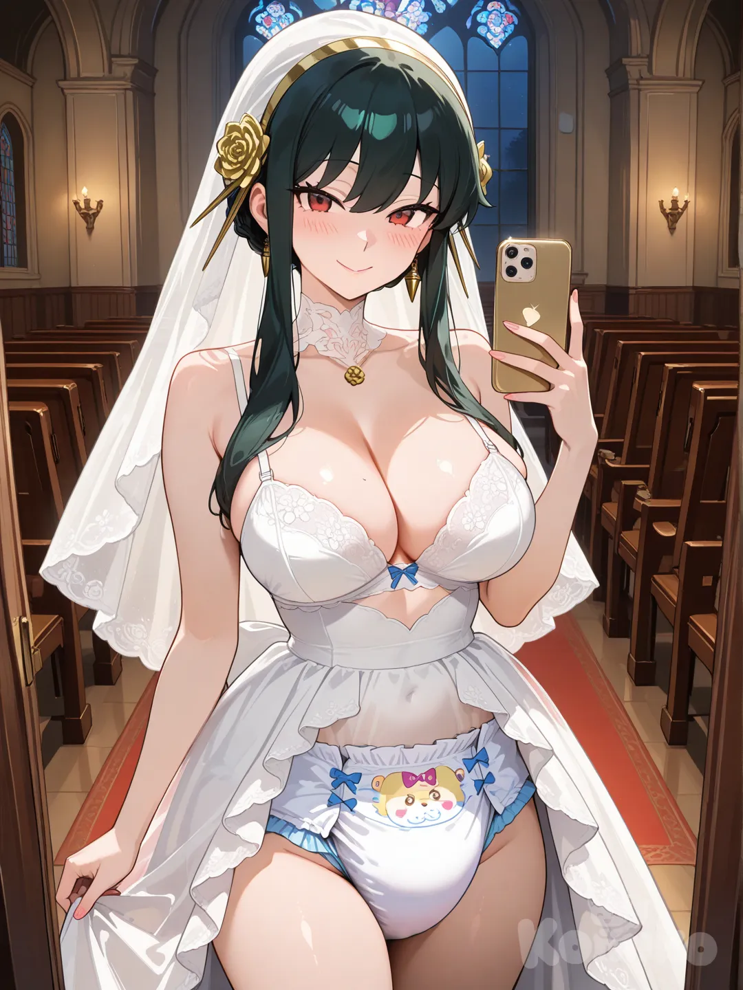 Yor Forger's selfie on Wedding