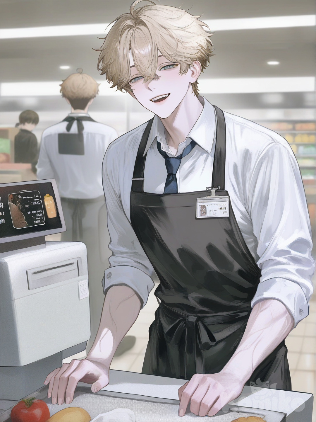Cashier boy