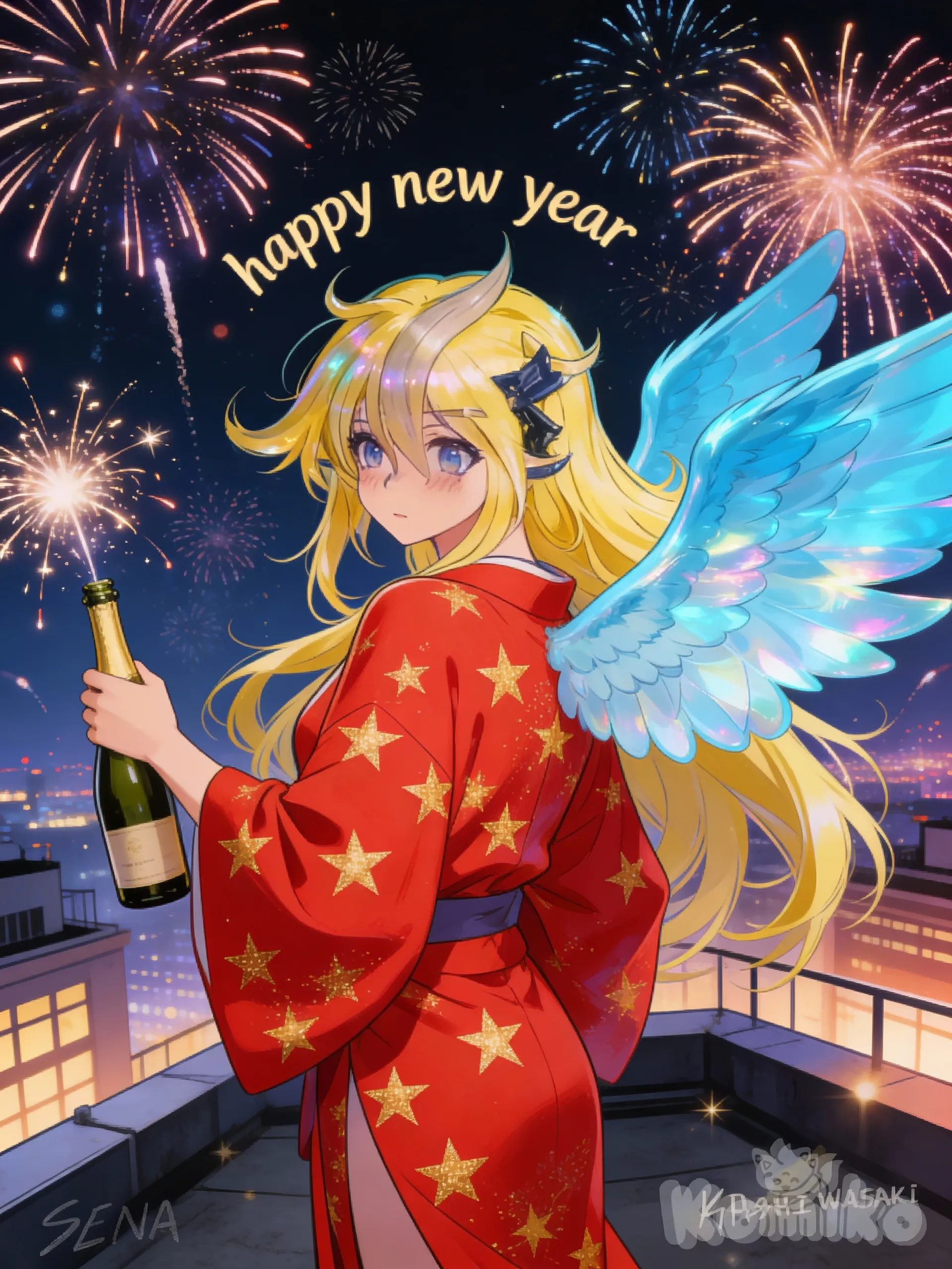 Sena.K "Festival Goddess" She observing from up The people of the earth