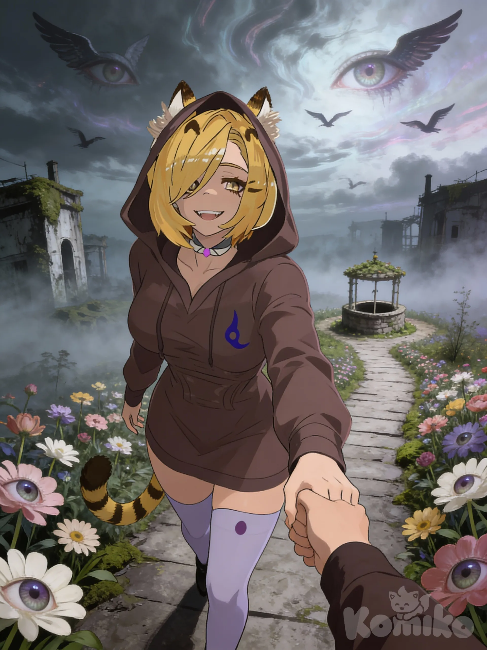 Come on , just hold My hand and follow me i have a special surprise.