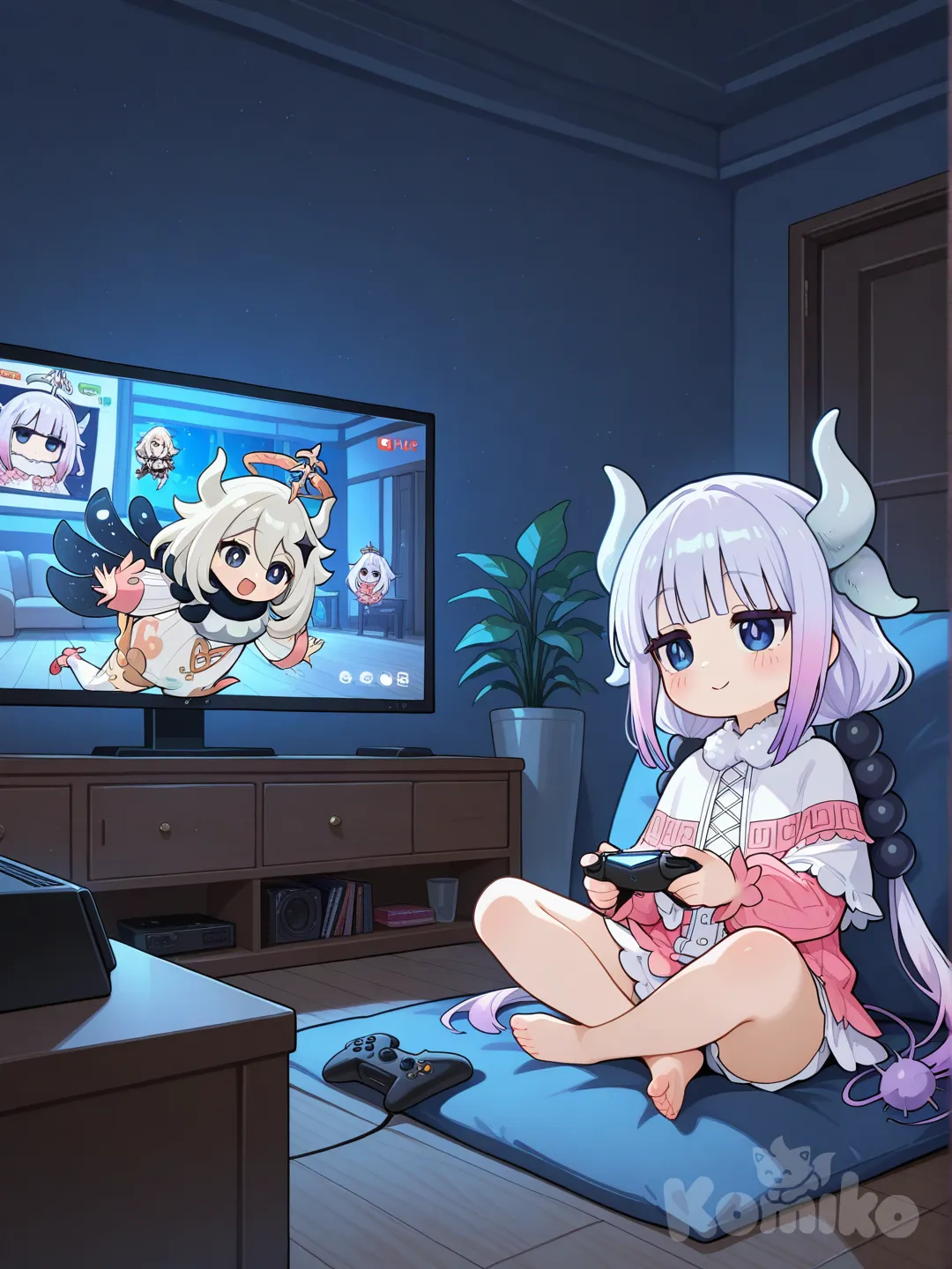Kanna y Paimon