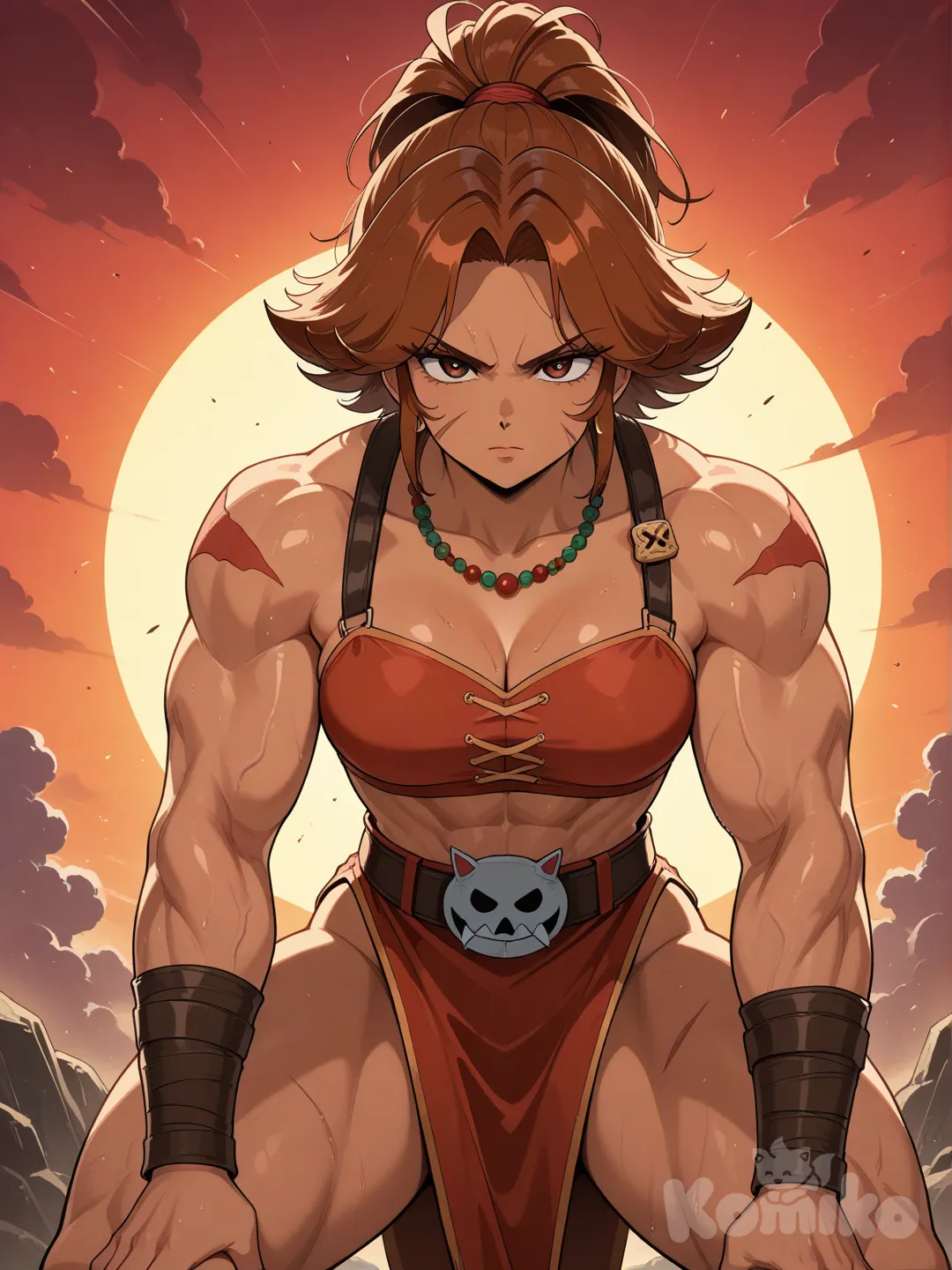 1980s muscular female