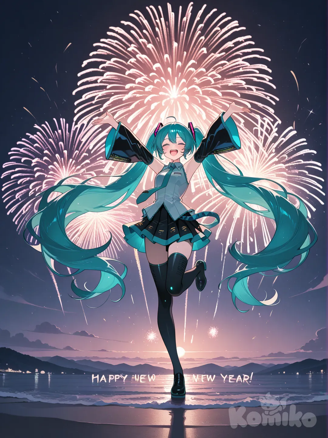 Miku Miku !!!  happy new year 🎊