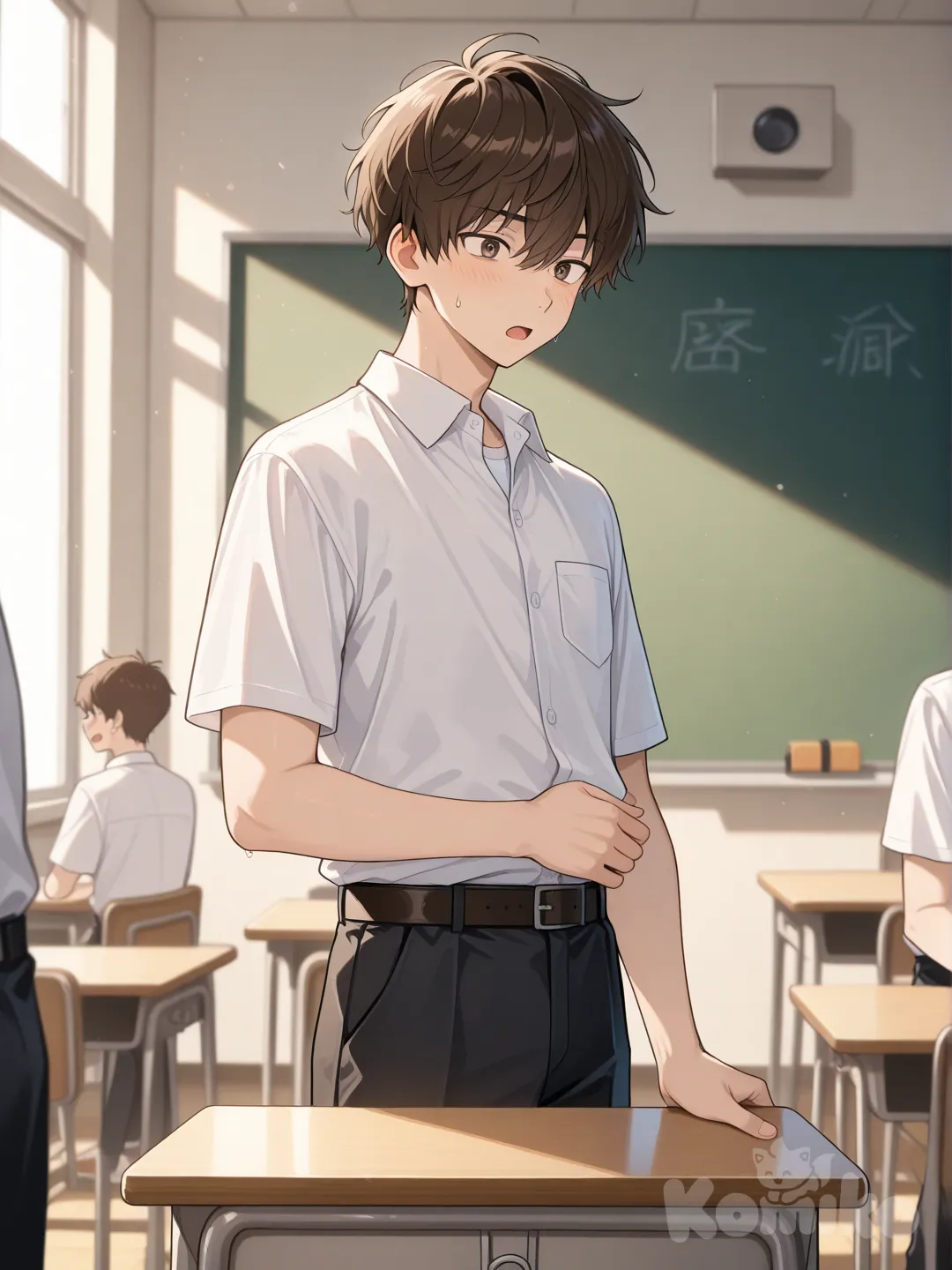 Jeremy spoke in class today