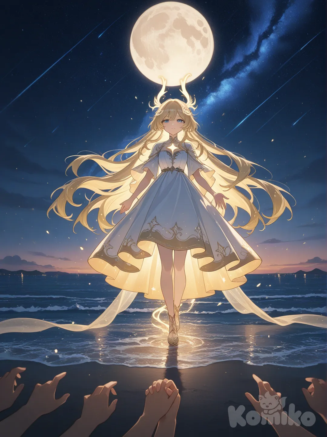 Love will lead us, alright
Love will lead us, she will lead us
Can you hear the dolphin's cry?
See the road rise up to meet us
It's in the air we breathe tonight
Love will lead us, she will lead us