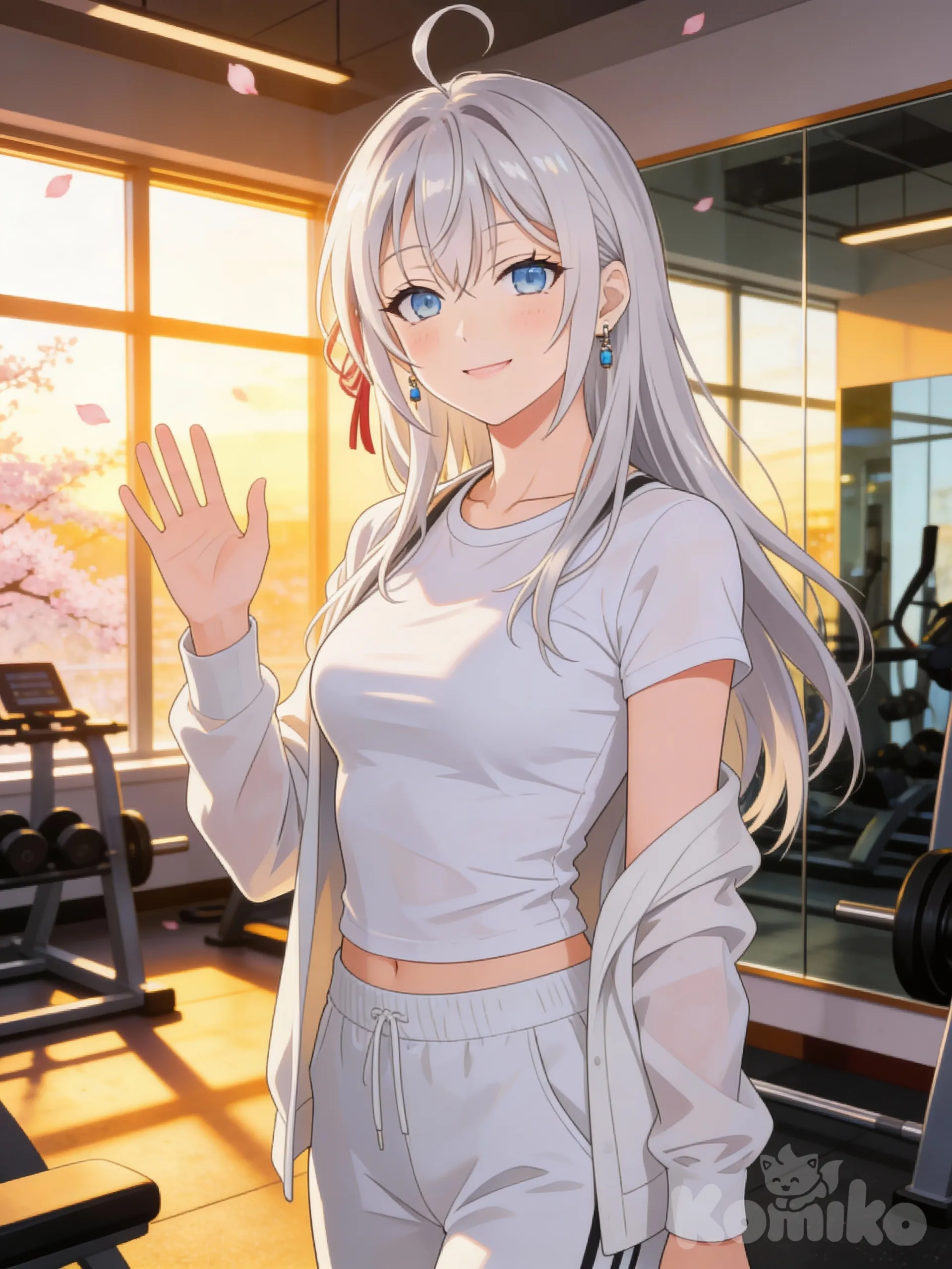 Alya kujou at gym