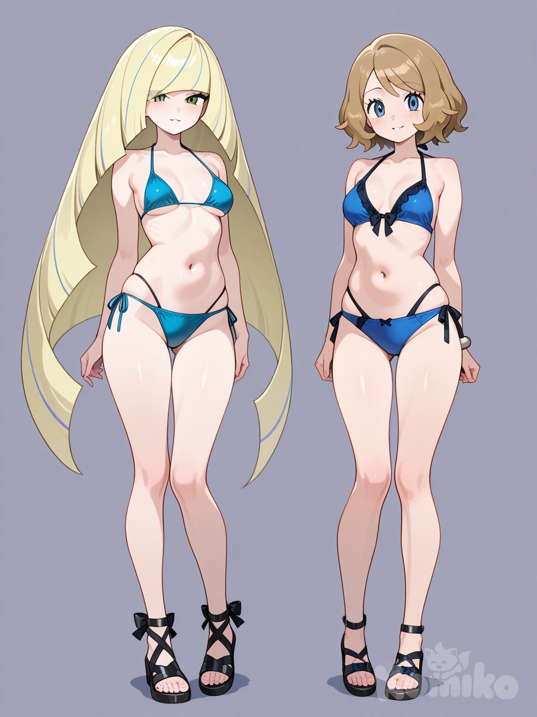 Lusamine and Serena