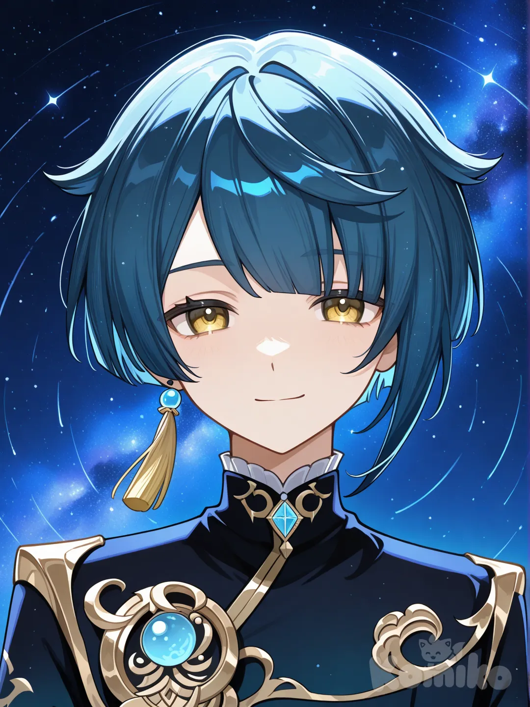 @Xingqiu_(Genshin_Impact) mirada galáctica