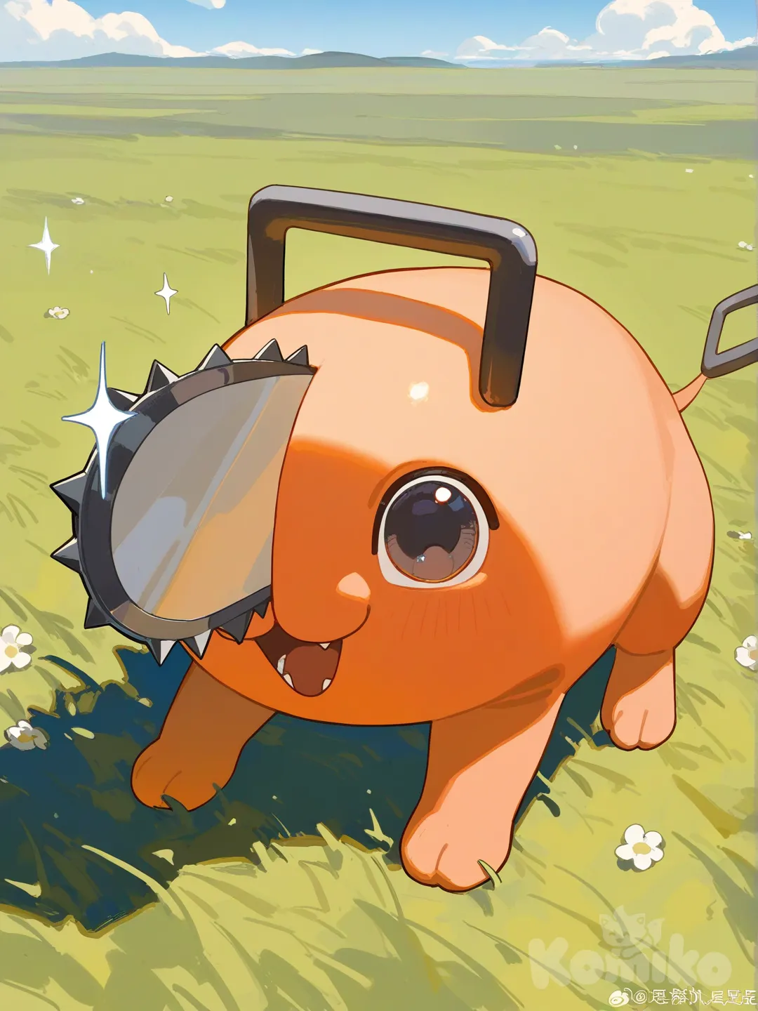 @Pochita_(Chainsaw_Man) Día energético