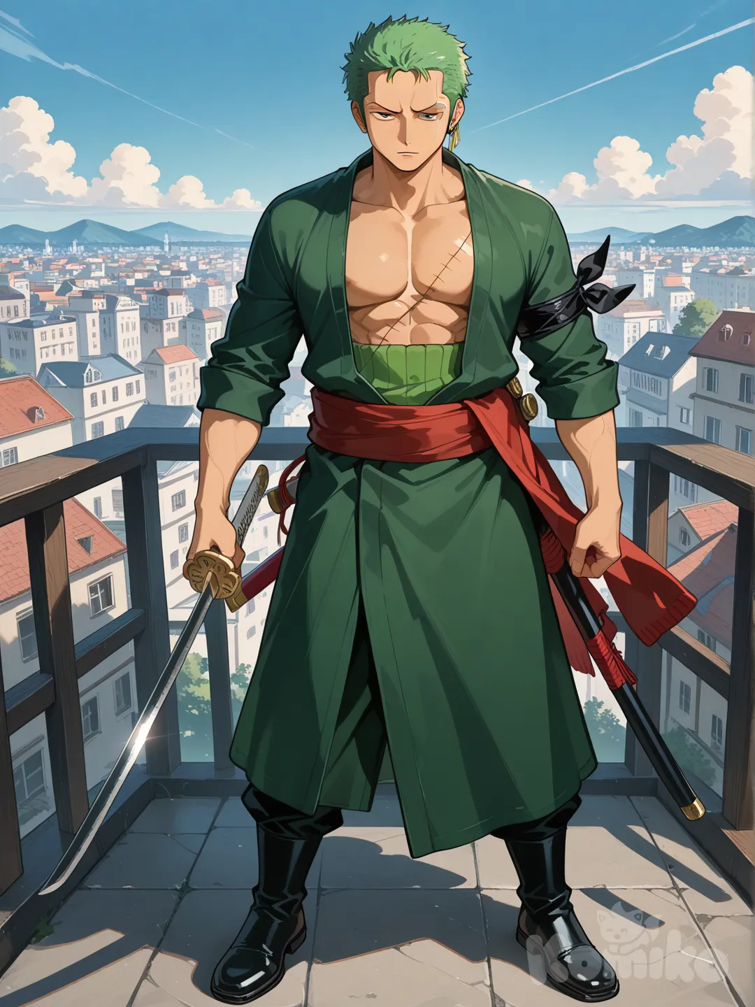 @Roronoa_Zoro Espíritu guerrero