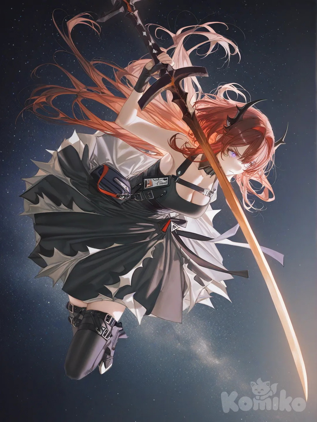 @Surtr_(Arknights) Ataque enfurecido