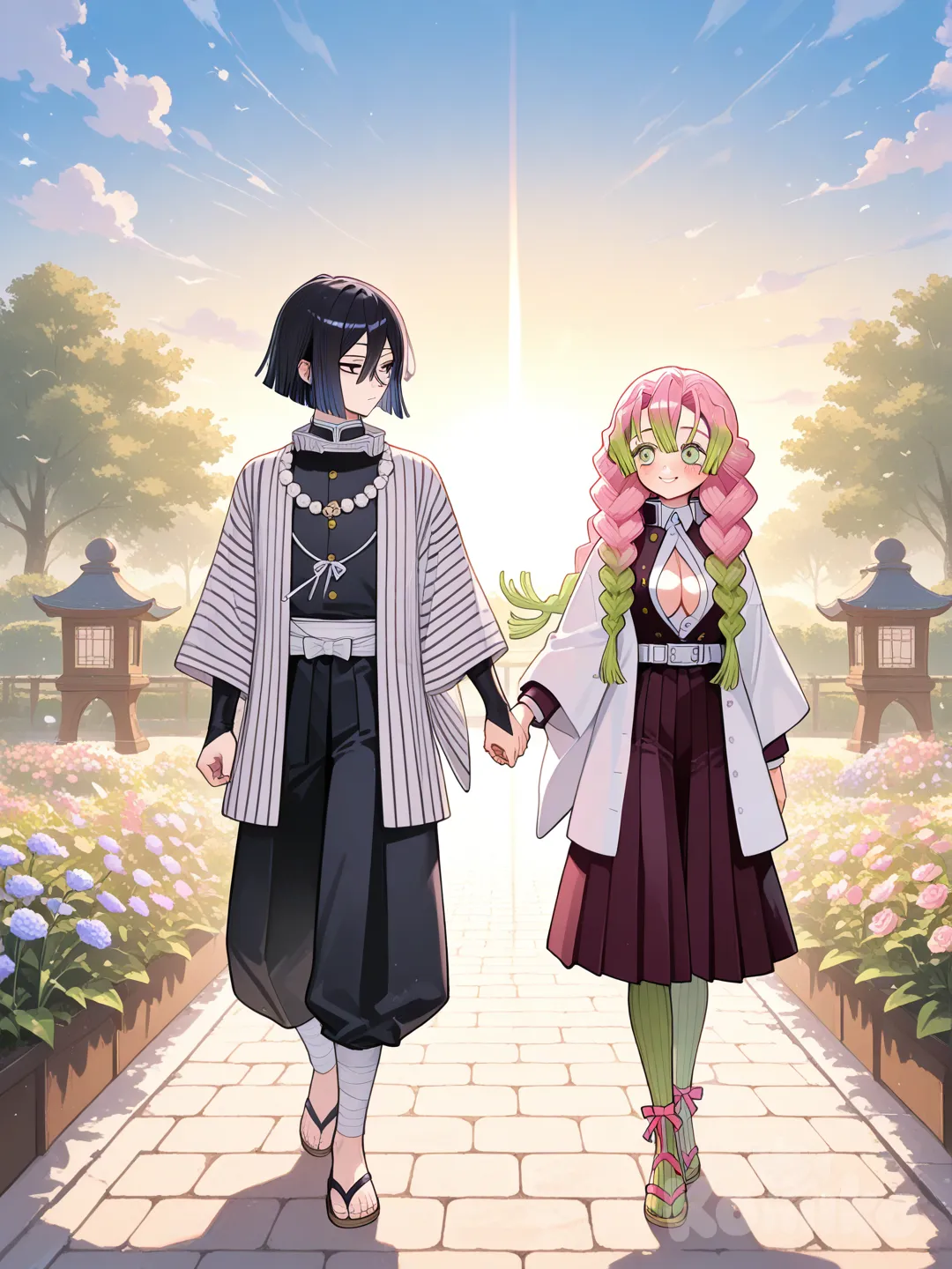 @Iguro_Obanai, @Kanroji_Mitsuri Amor entre pilares