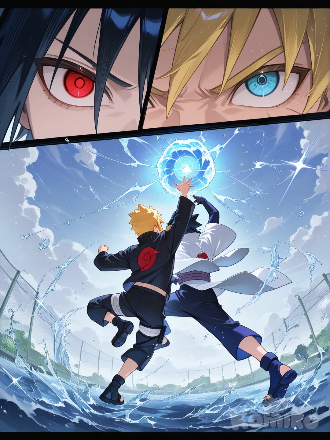 @Naruto_Uzumaki, @Sasuke_Uchiha Quiero que vuelvas a la villa, a nuestra villa!