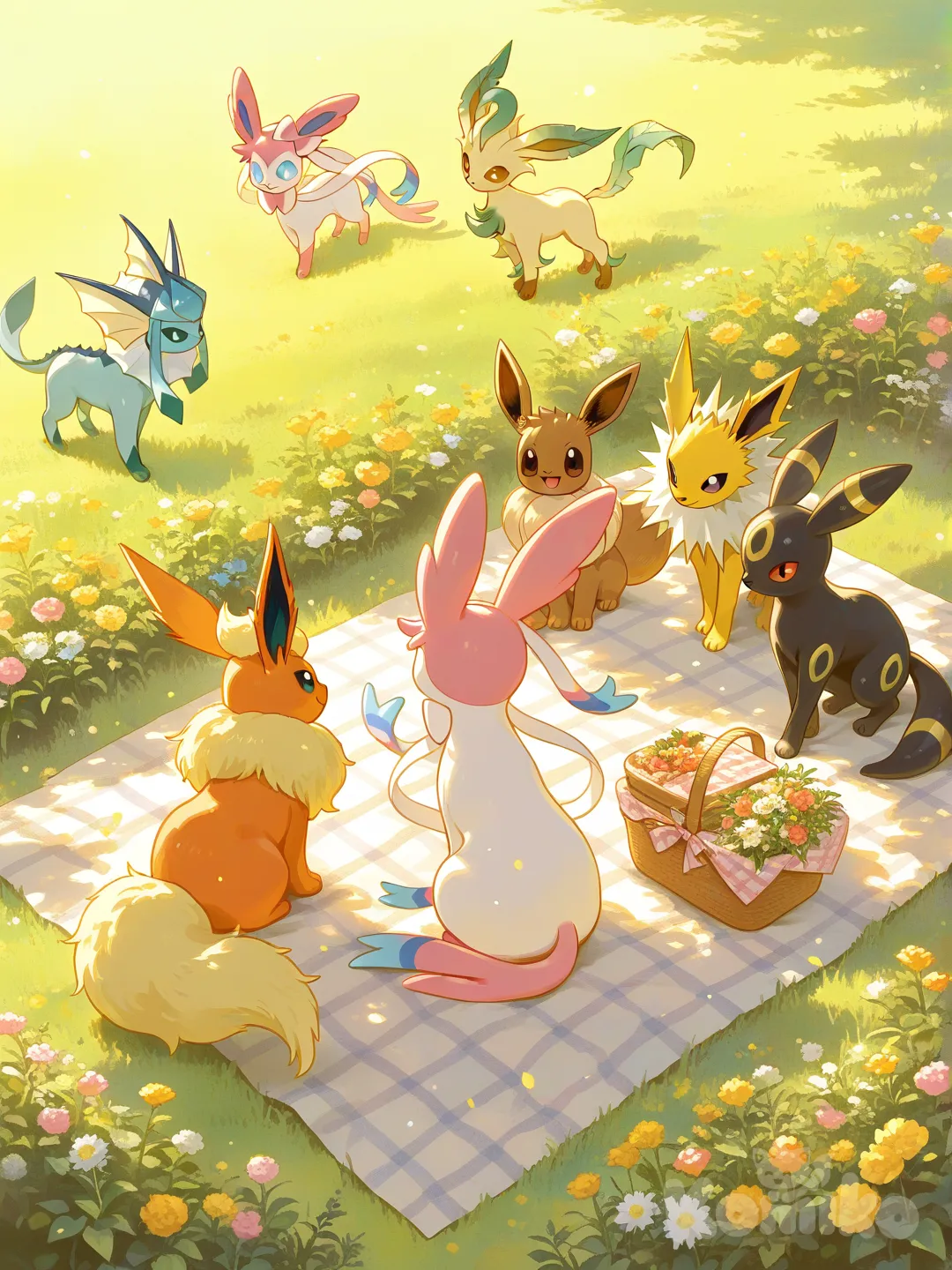 Todos esperando a Vaporeon