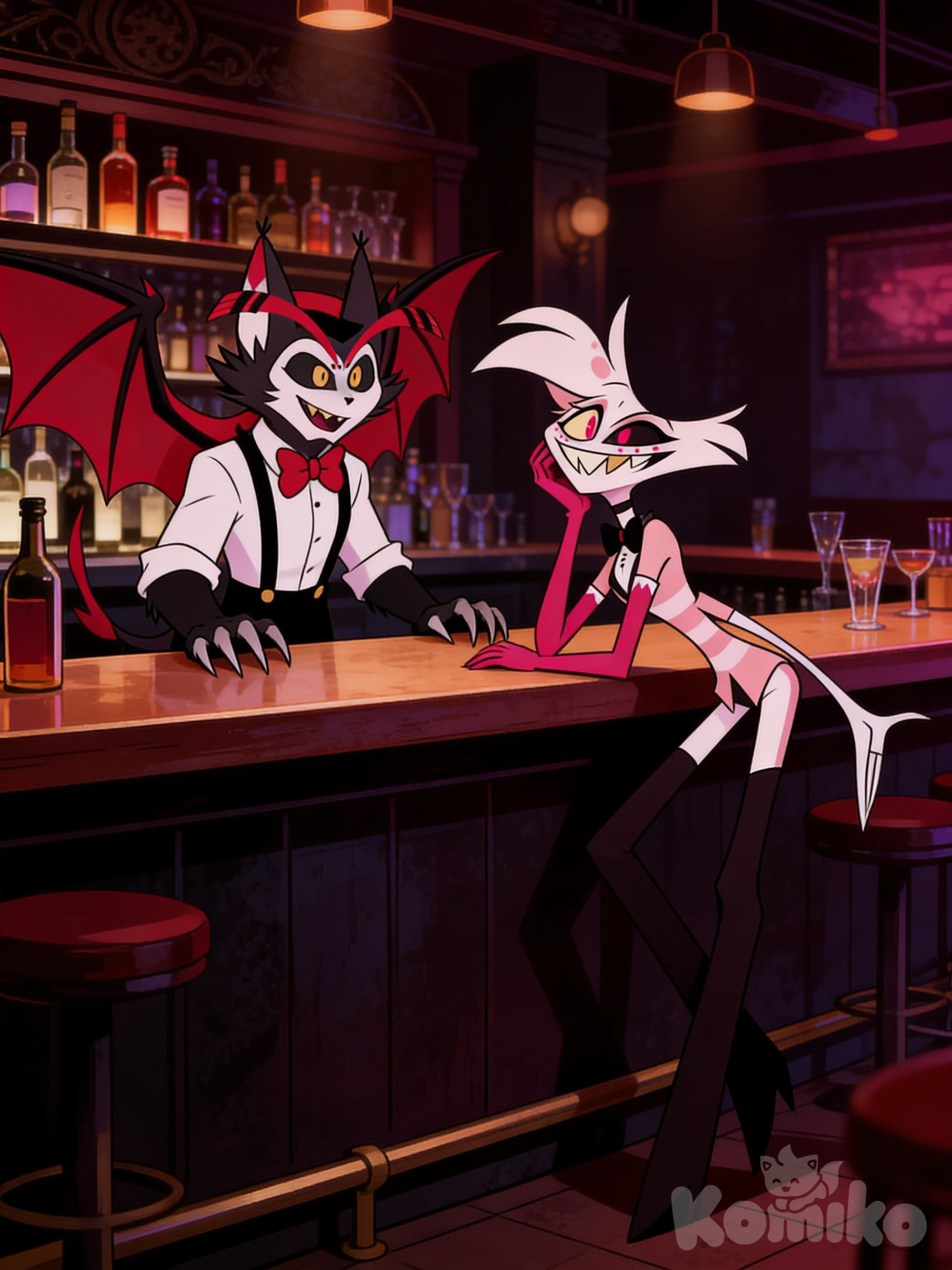 @Husk,@ Angel Dust Charla encantadora