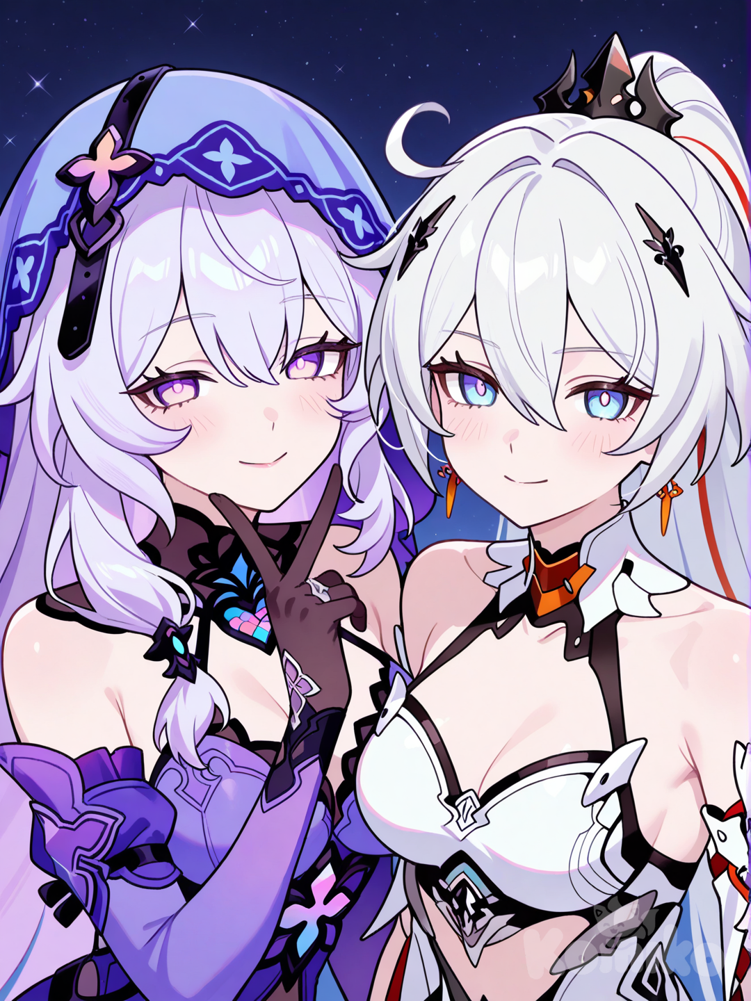 @Black_Swan_(Honkai:Star_Rail) @Kiana_Kaslana_(Herrscher_Of_Flamescion)