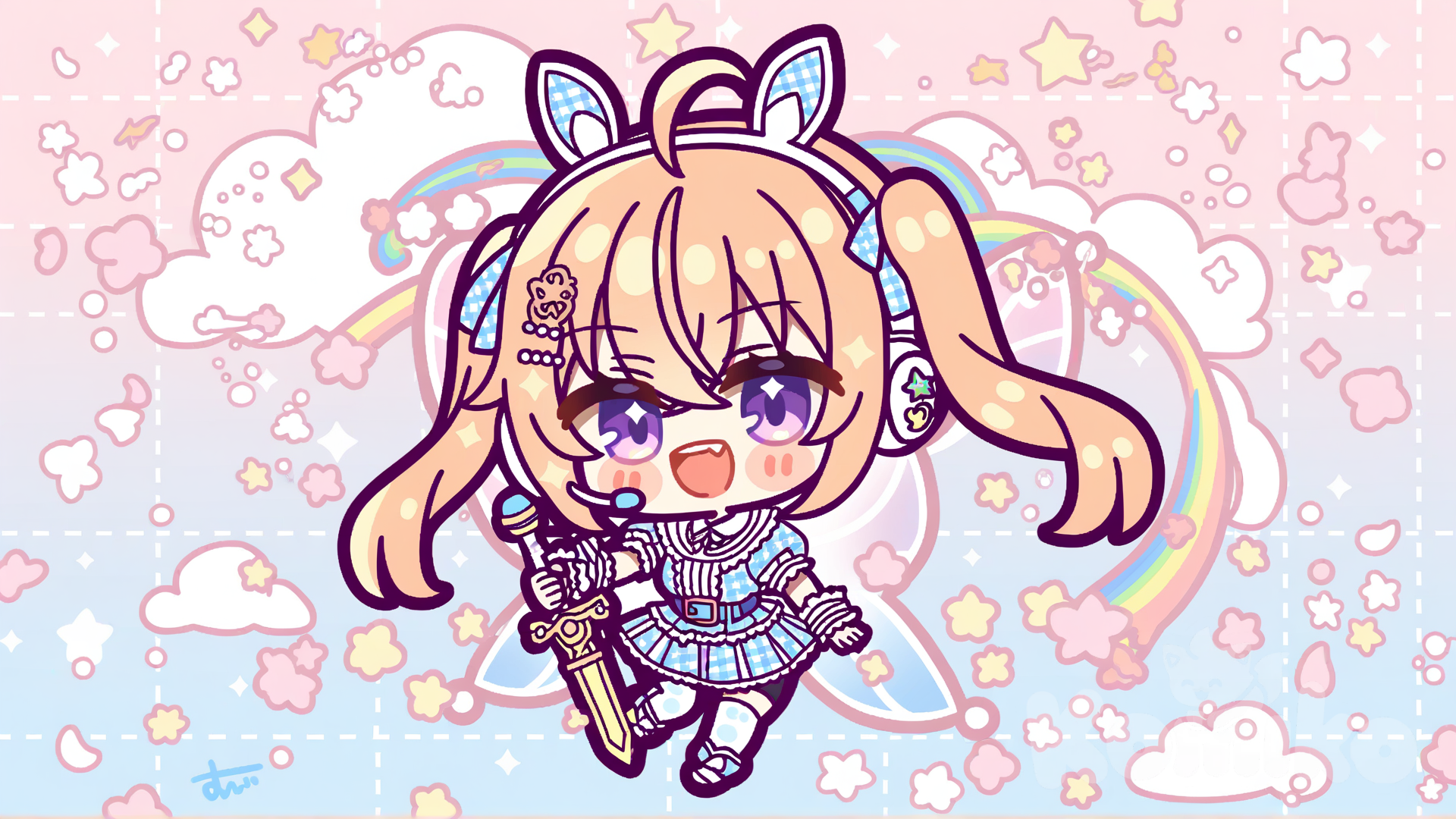 Glossy Chibi Flutterful