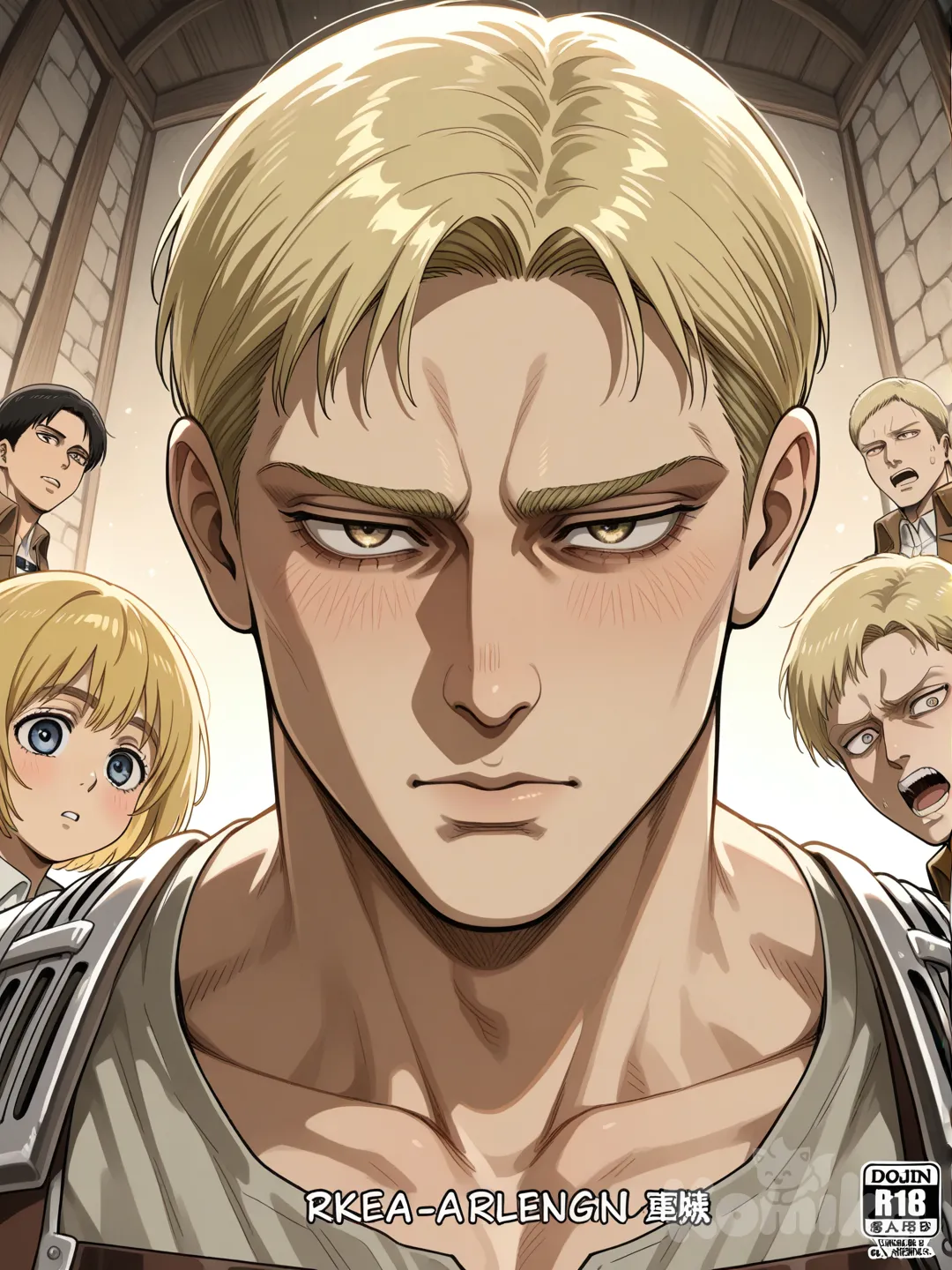 @Erwin_Smith, @Reiner_Braun, @Armin_Arlert, @Titan_(Shingeki_No_Kyojin)