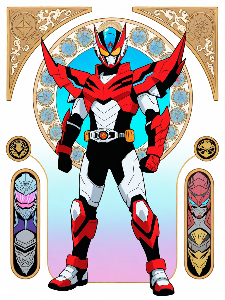 A Mega Man Kamen-Sentai Hero