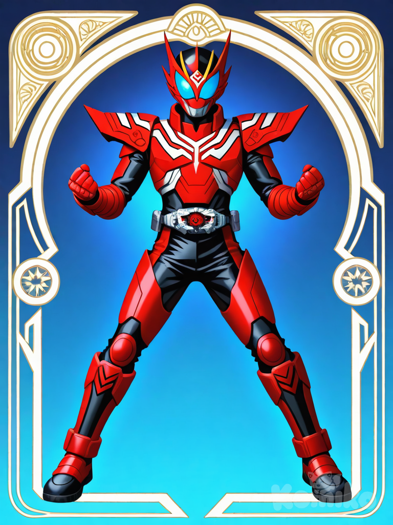 A Futuristic Dragon Theme Kamen Rider Robot