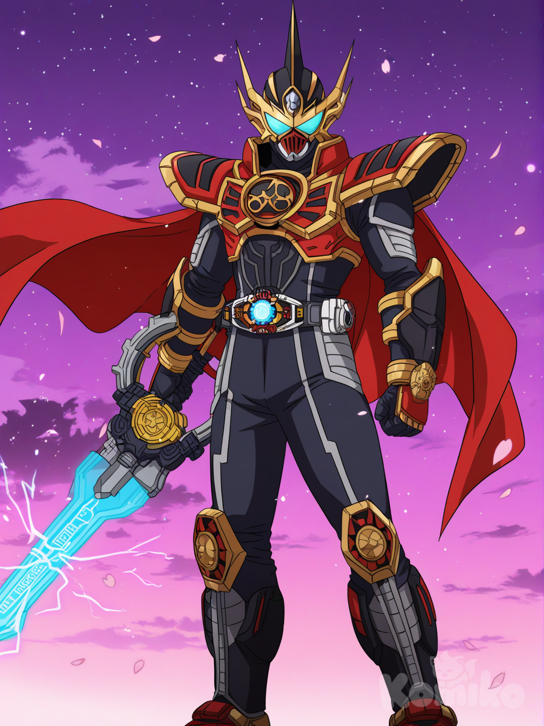 A Kamen-Sentai Rathalos Keyblade Warrior