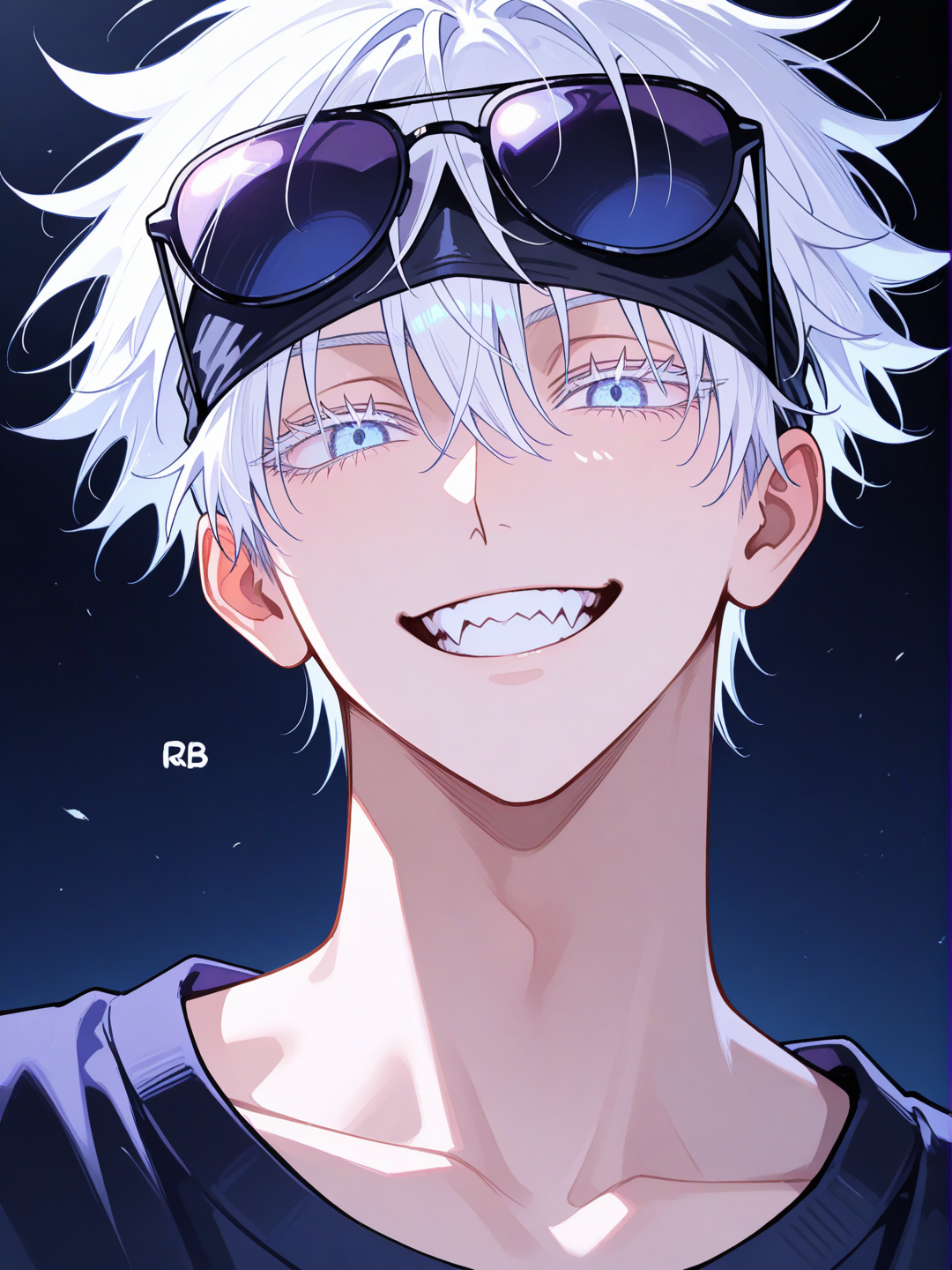 @Gojou_Satoru улыбается