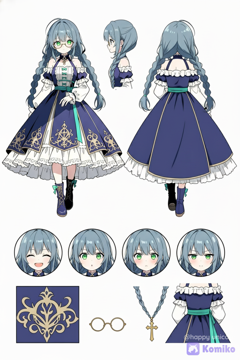 Character sheet of Aoi