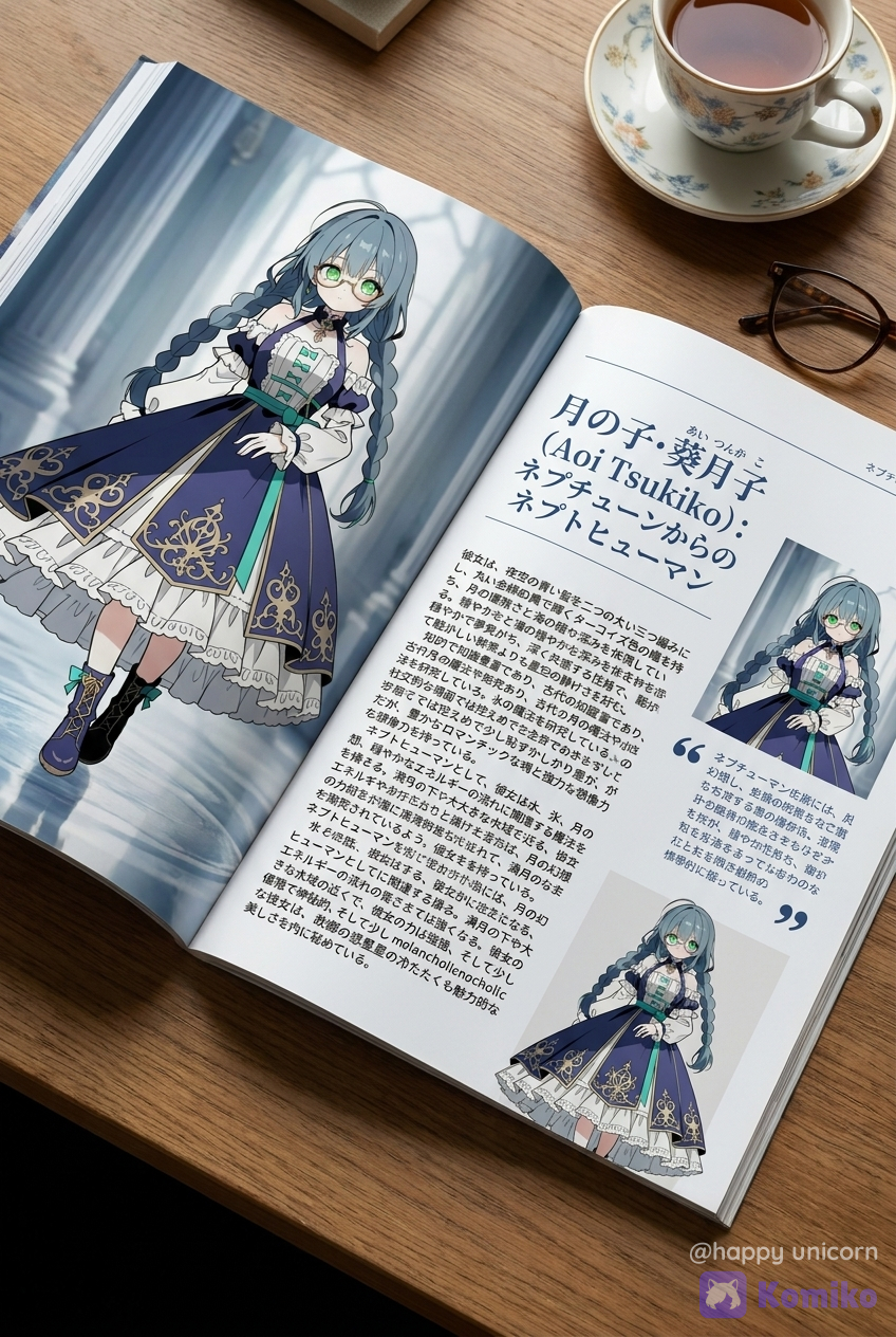 Magazine Article of Aoi