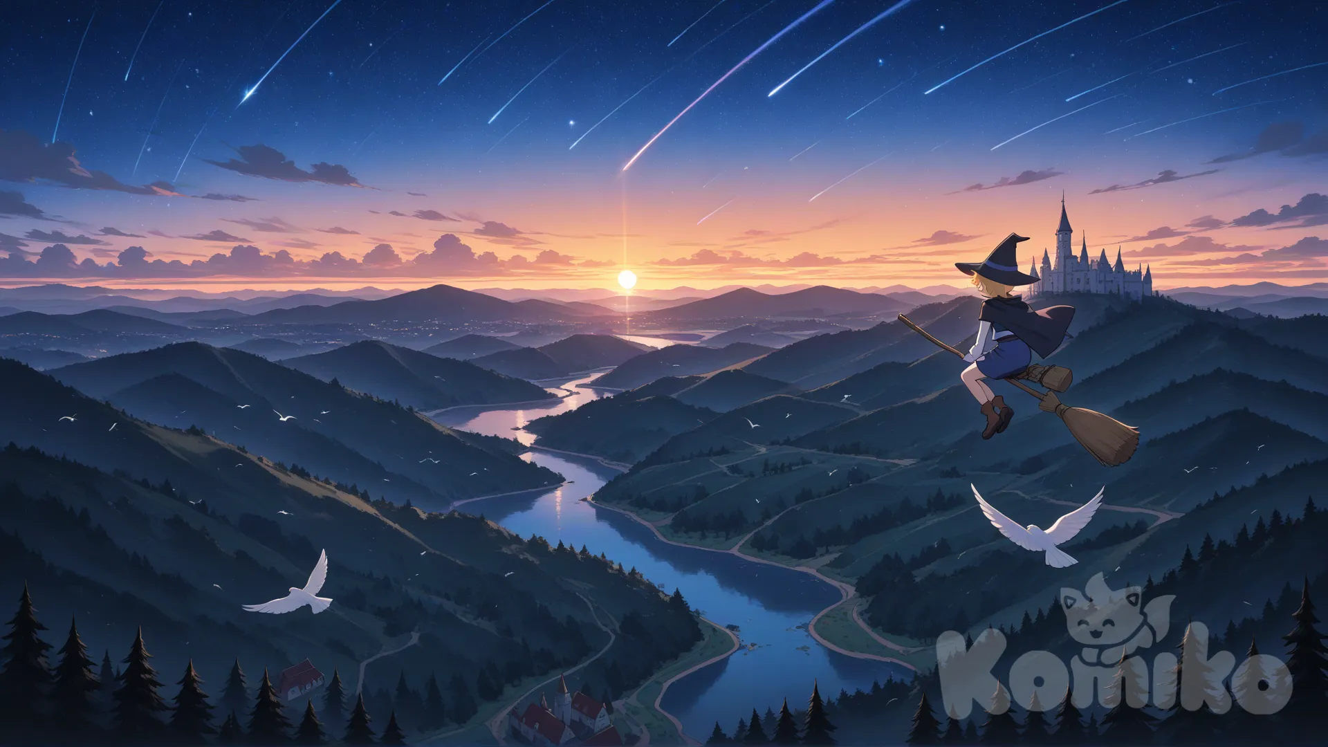 Lotte, chasing the dusk