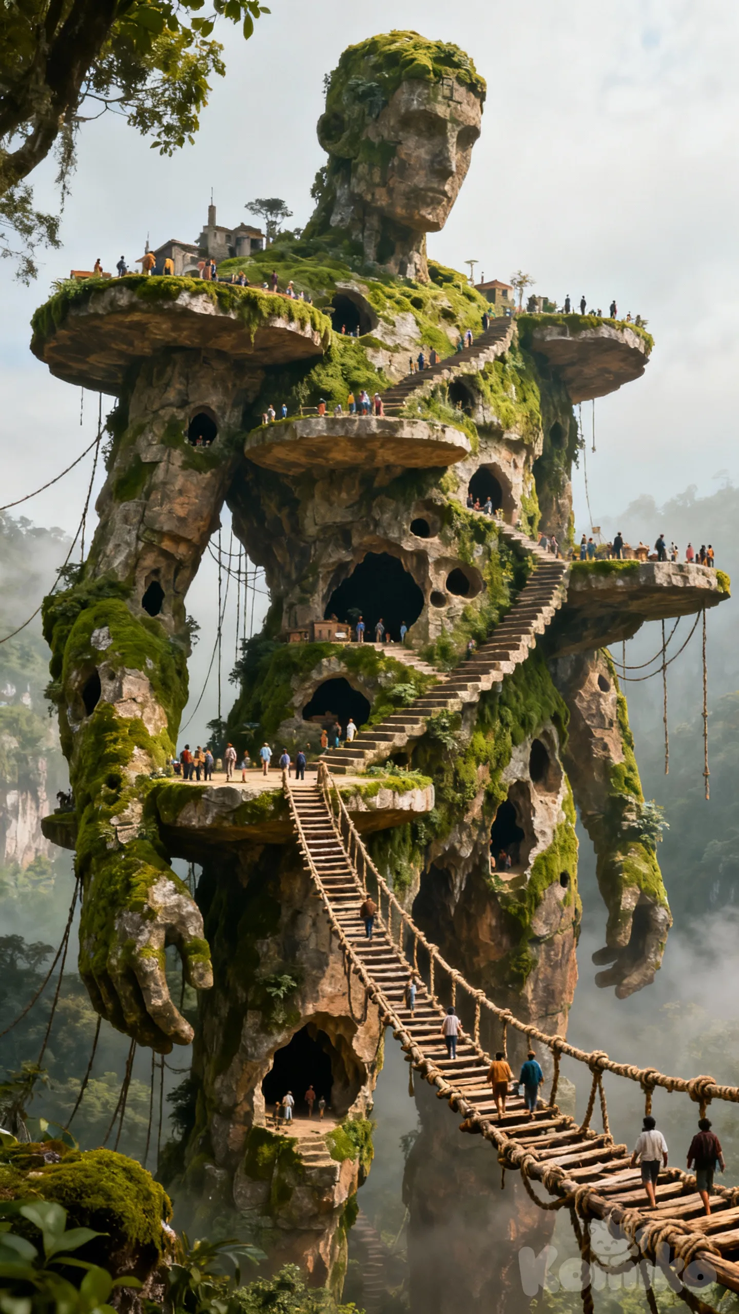 A lived in petrified giant