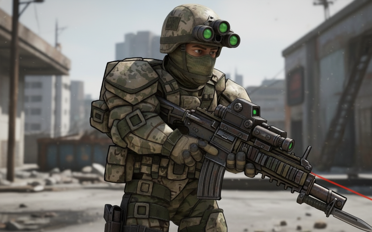 soldado zona de miedo