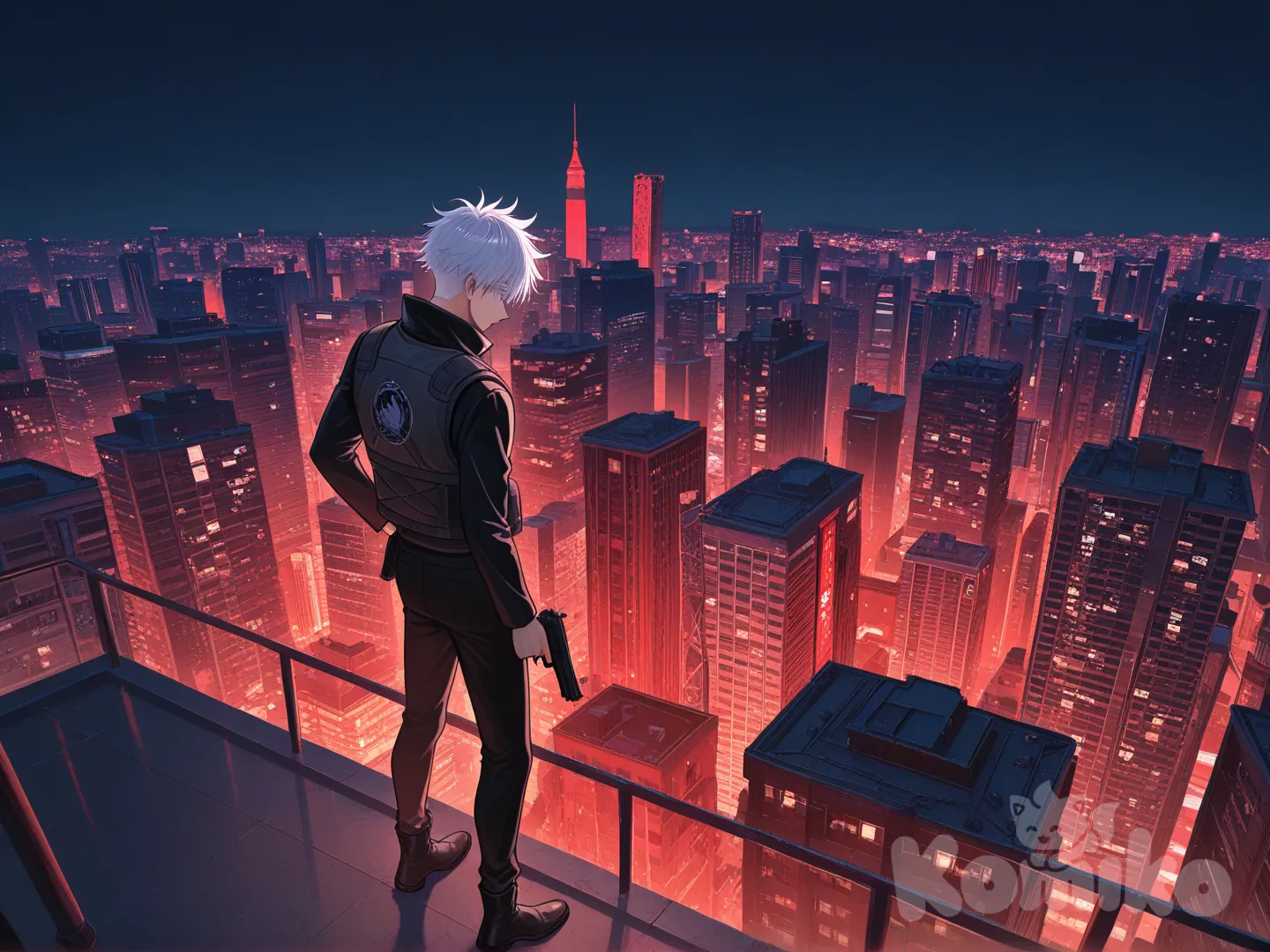 Gojo in the night of crine