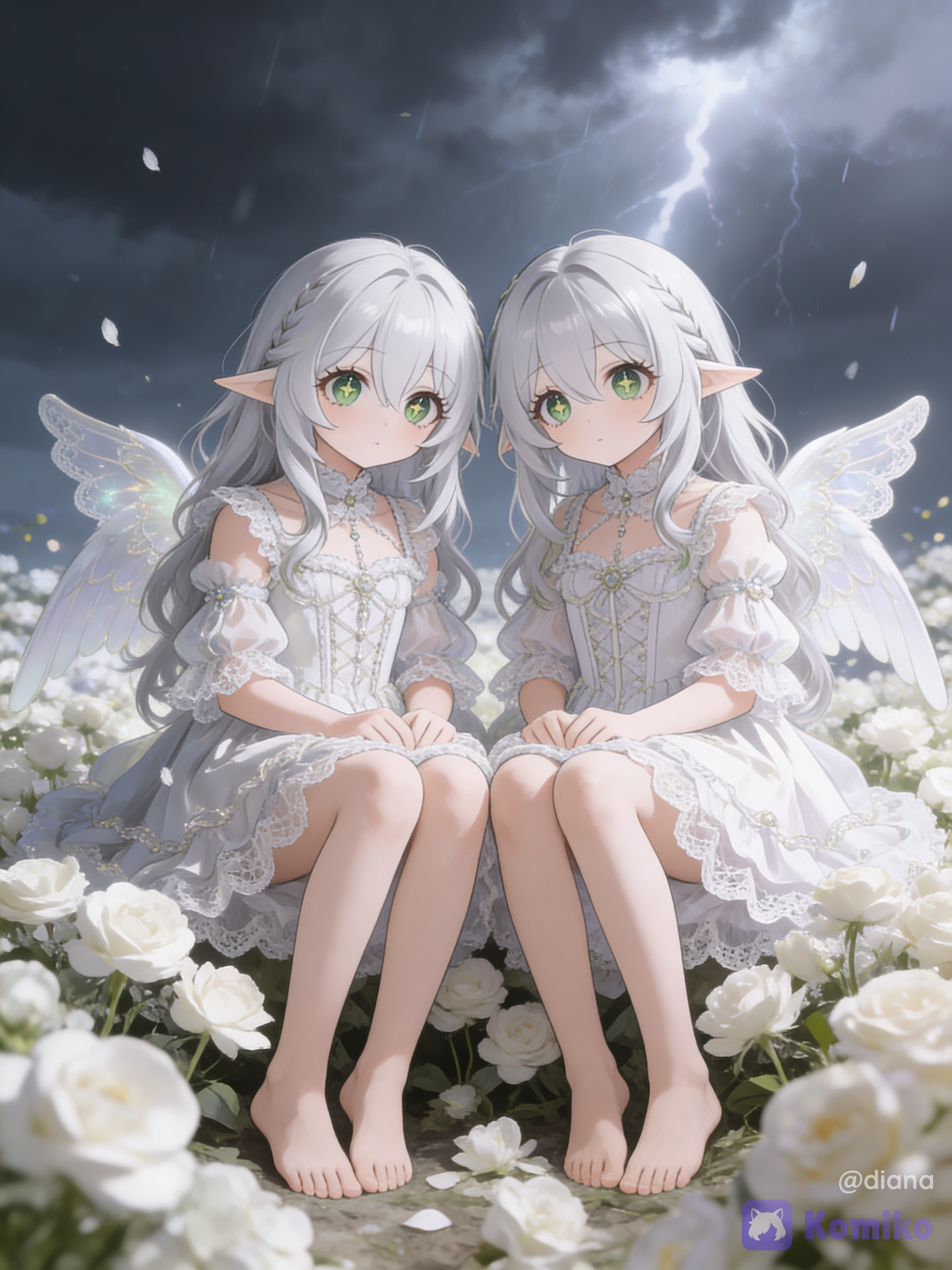 Las gemelos angeles