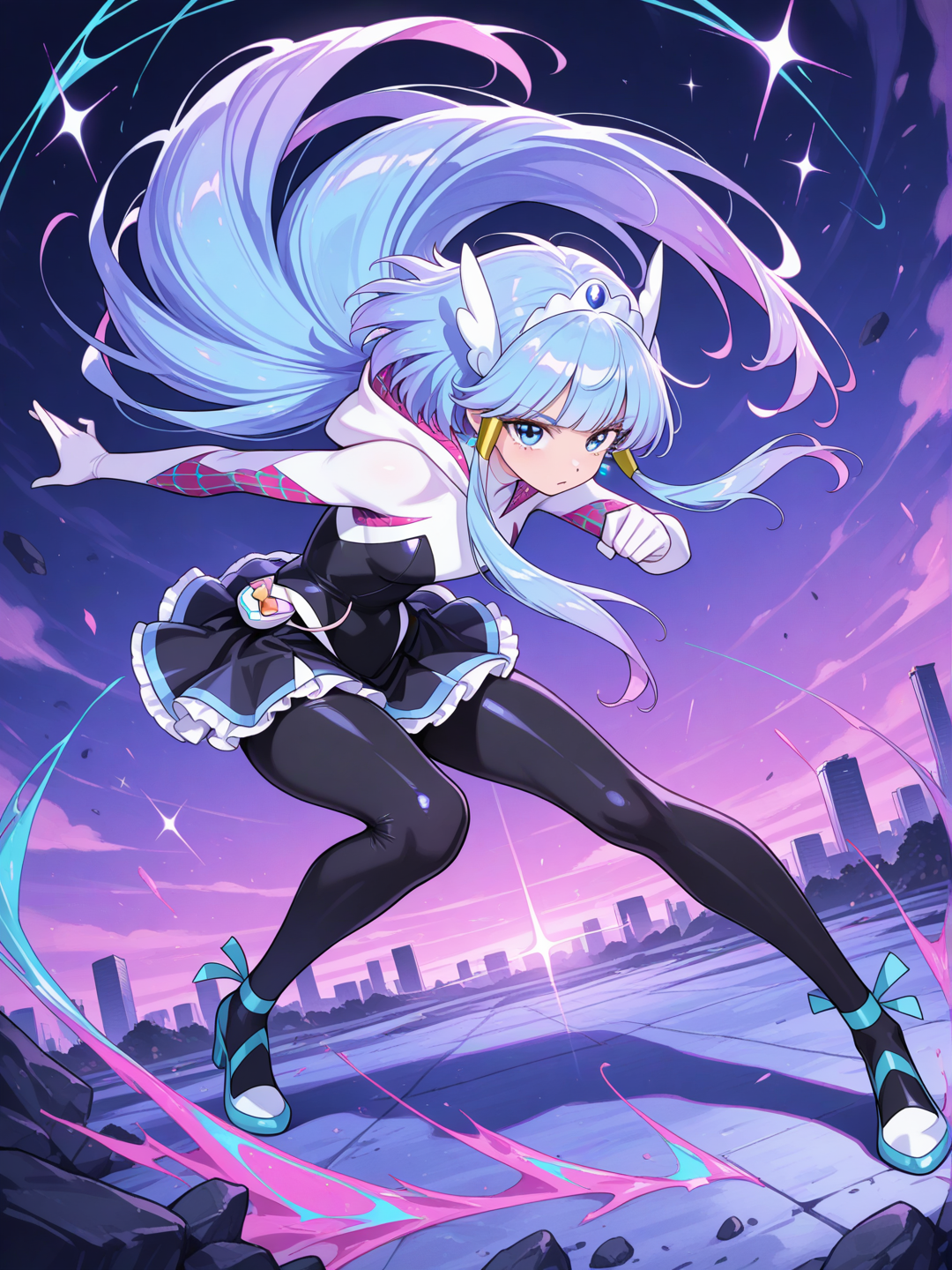 in combat, full body, cure beauty