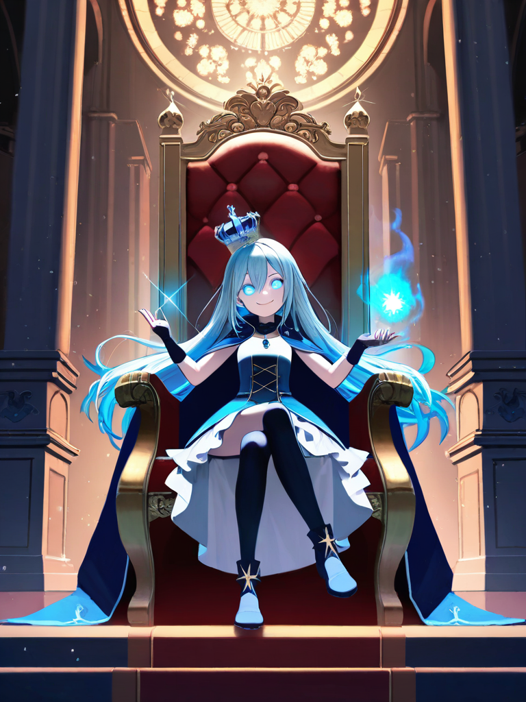 ririmuru, throne, winning, victory, [moody-glow-style]