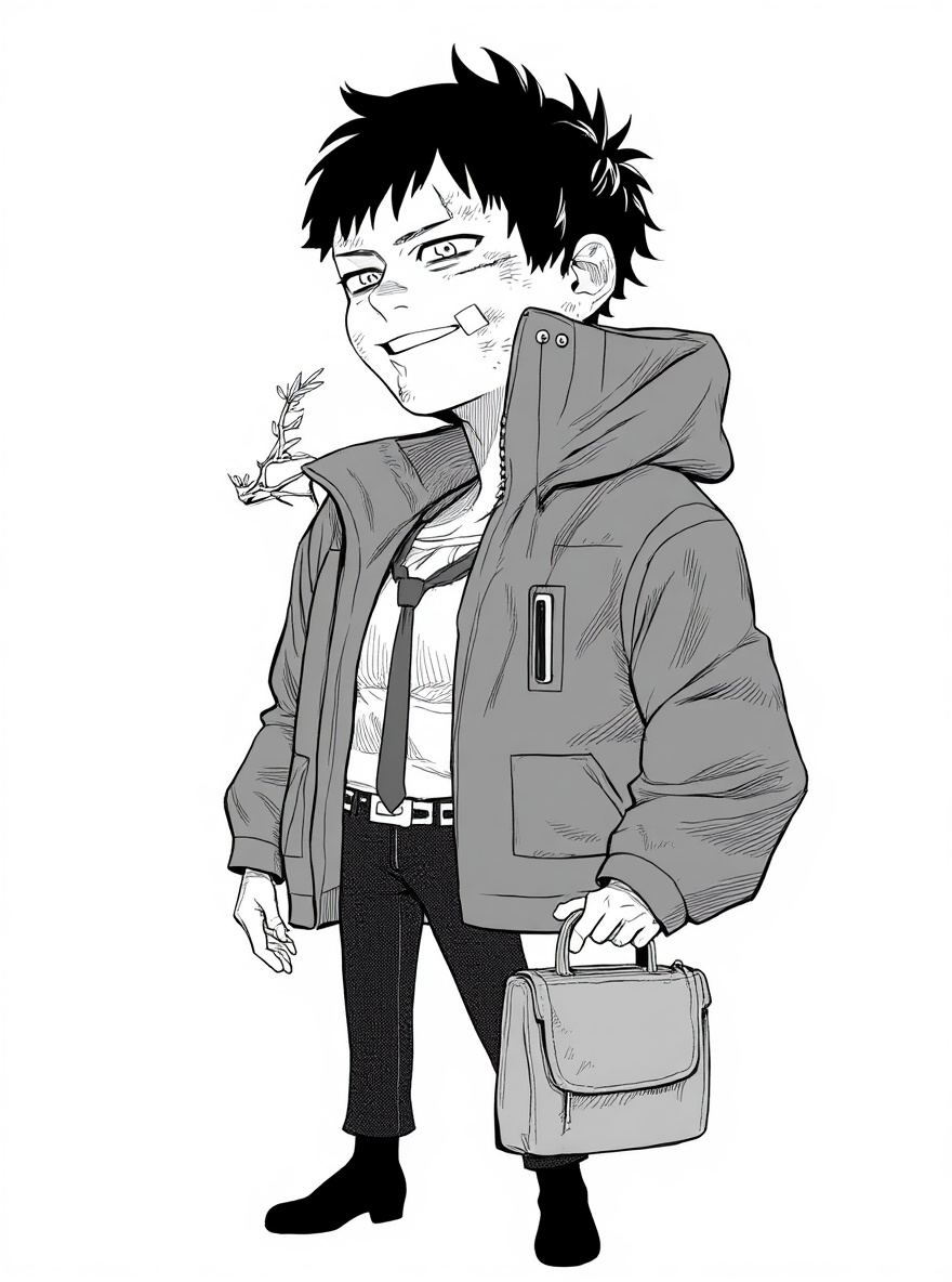 single character, full body, looking at viewer, anime style, simple background, white background