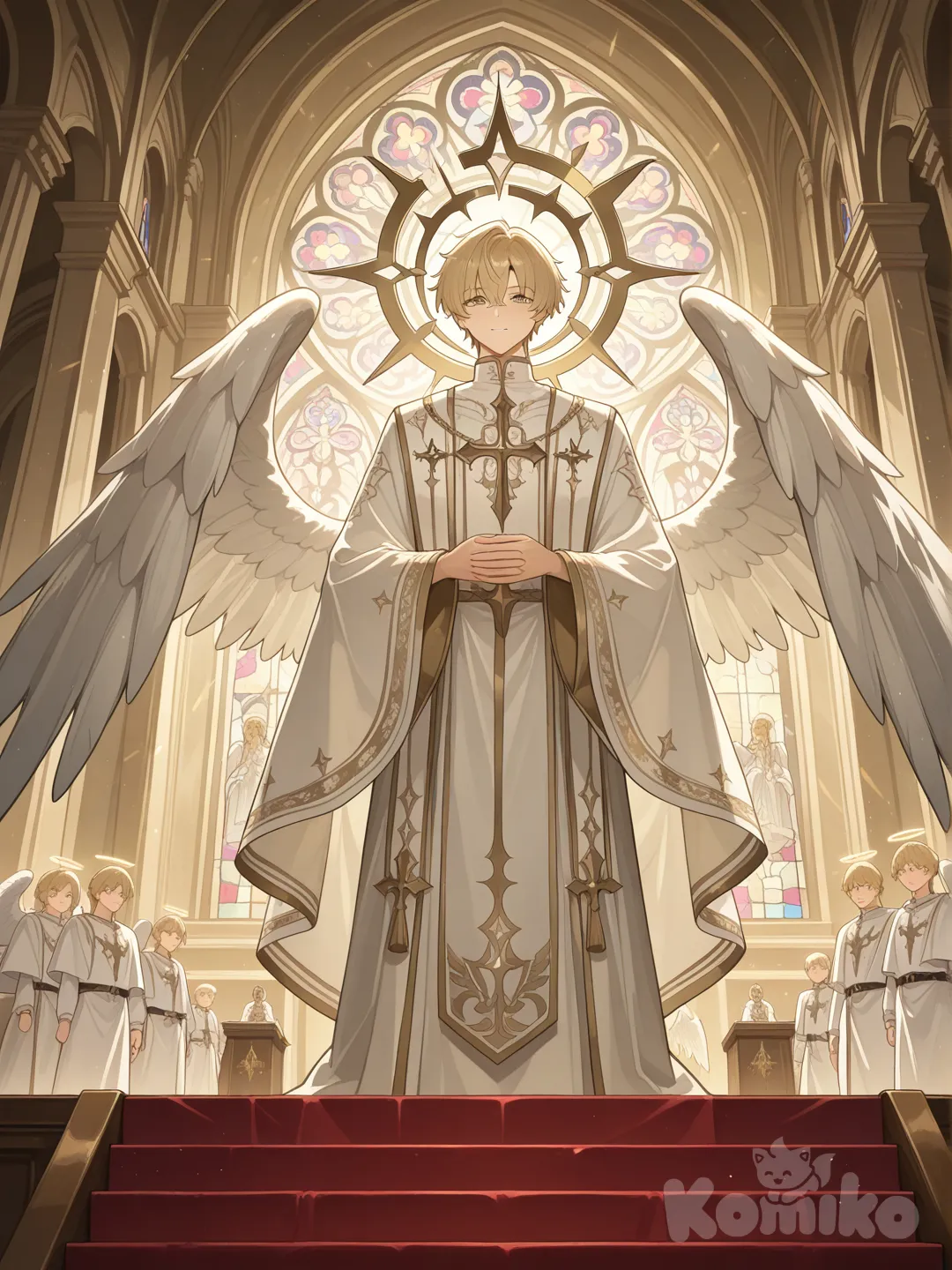 Aurelian the angel ~•*+🤍🪽☁️⛪️