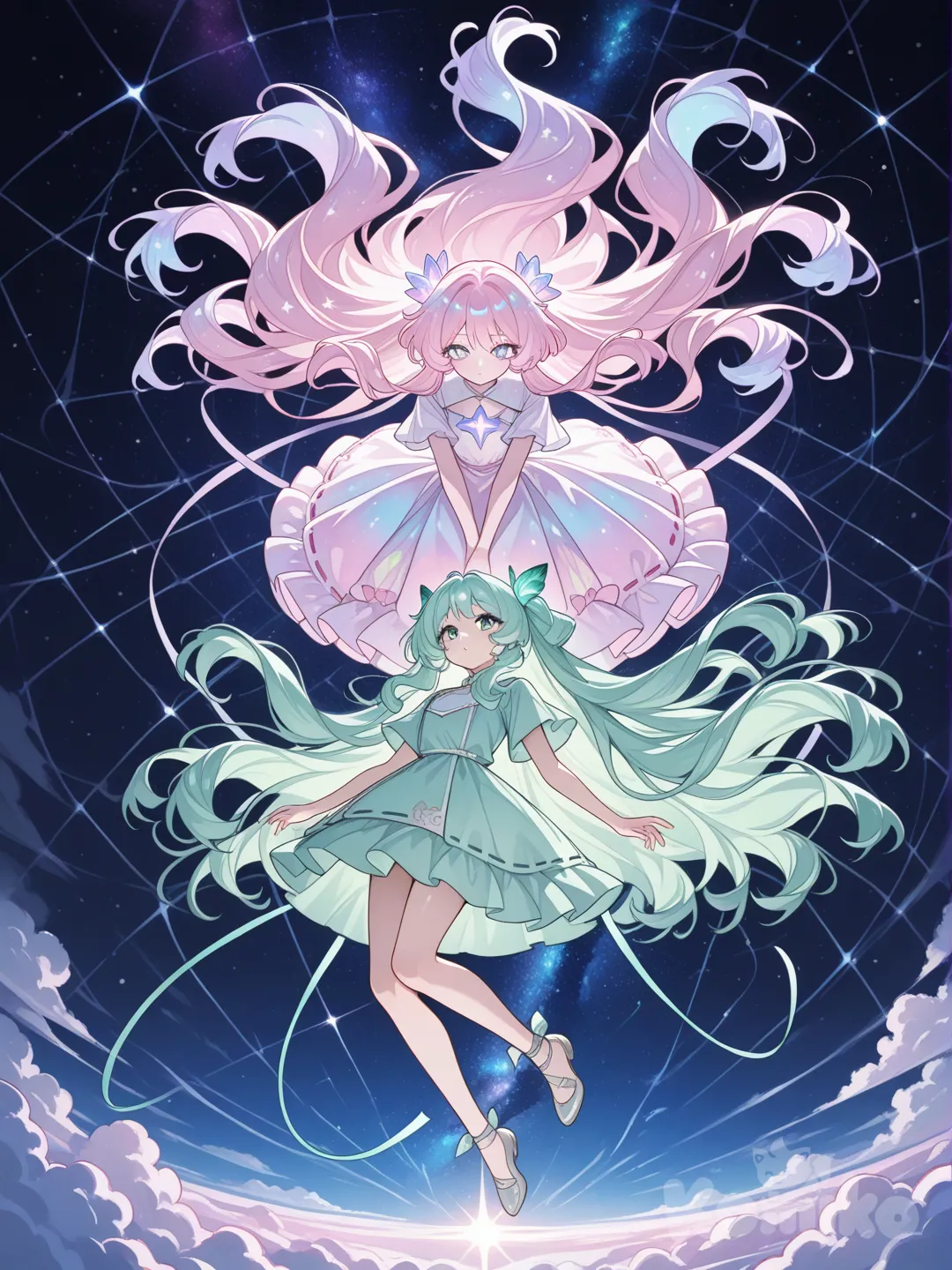 Magical girls ~•*+🎀🌌