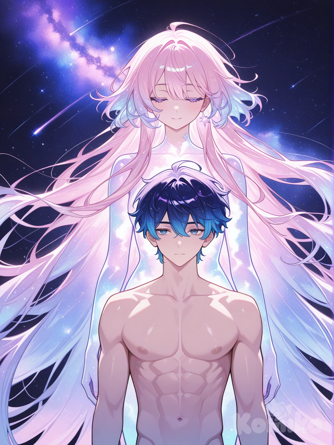 Abstráela and Lumina ~•*+🔮💜