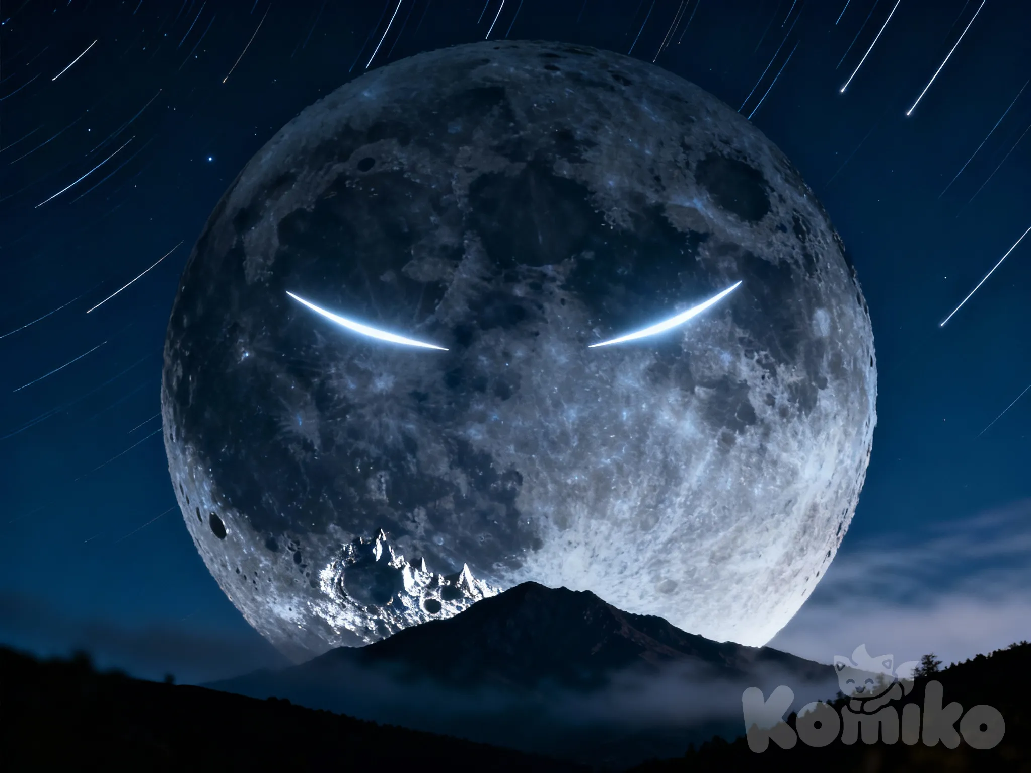 The Moon is watching tonight