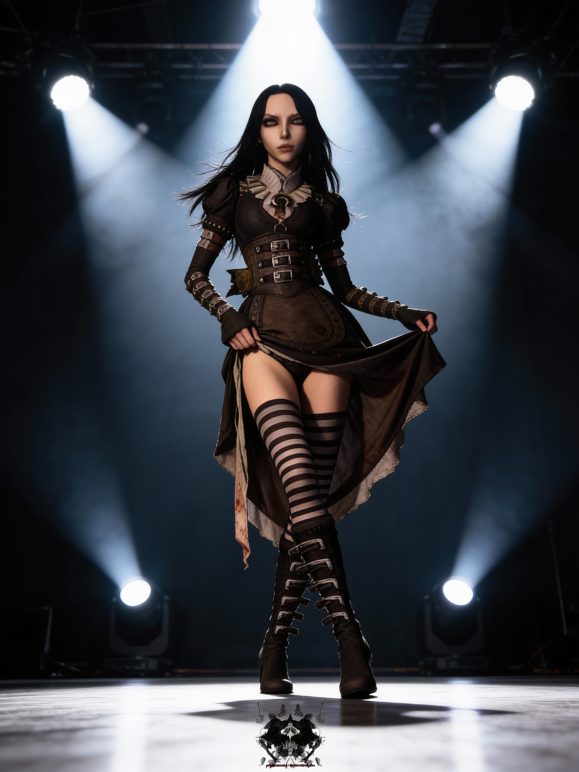 танцует стриптиз раздеваясь