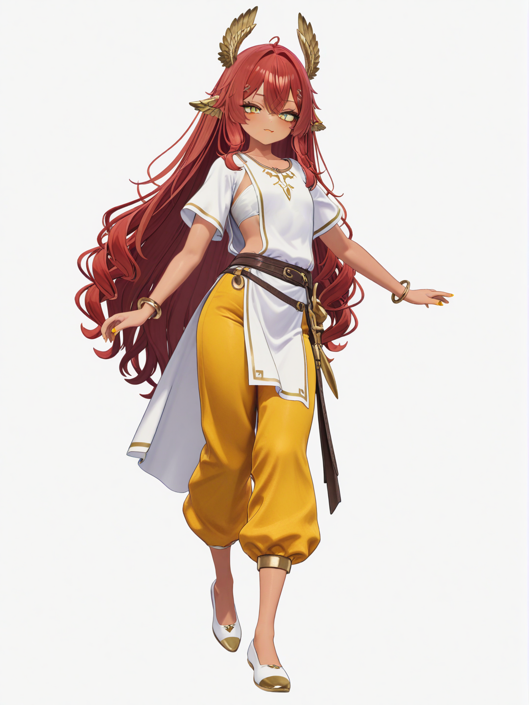 A golden being in a mortal form